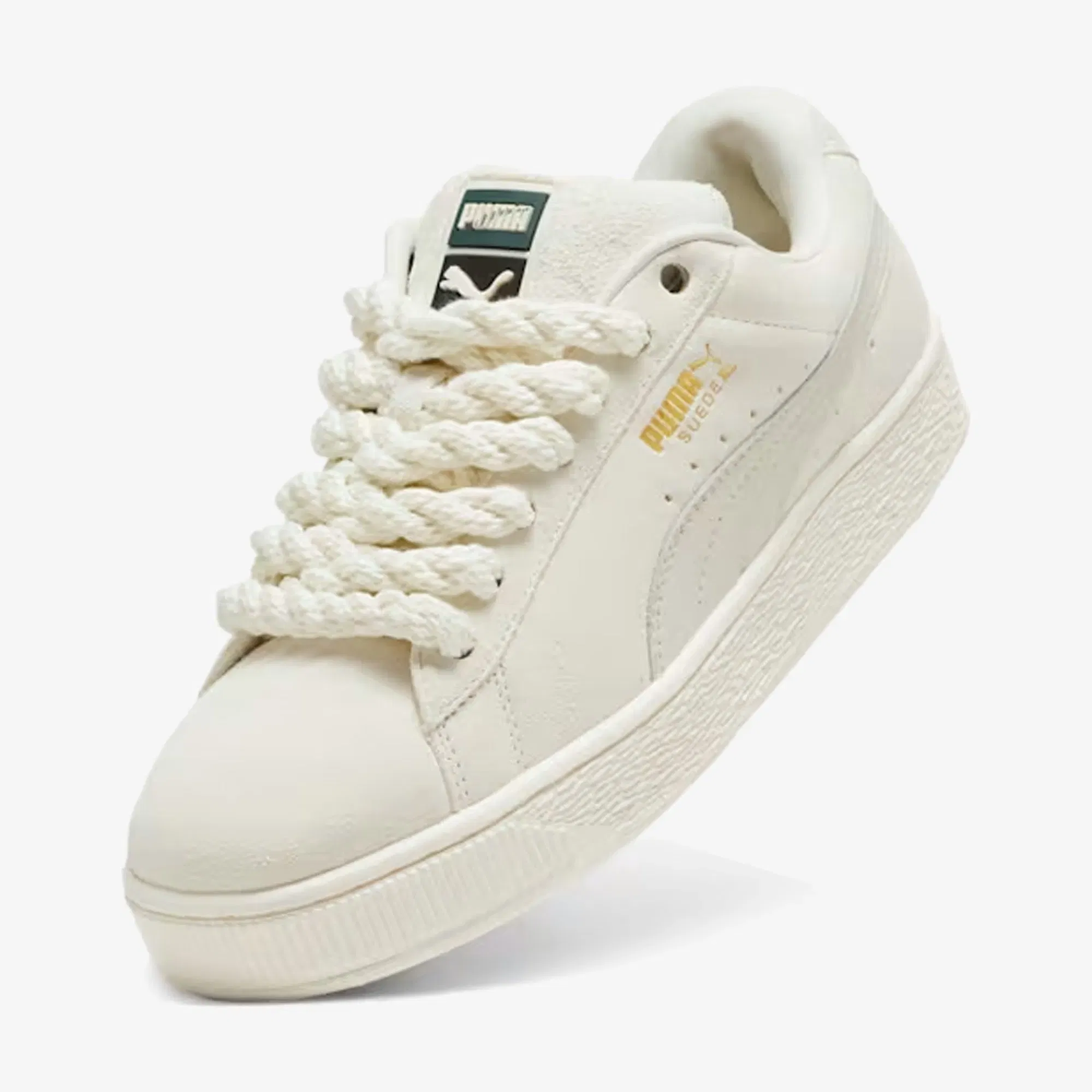 PUMA SUEDE XL ROPE { FROSTED LVORY-VAPOR GRAY