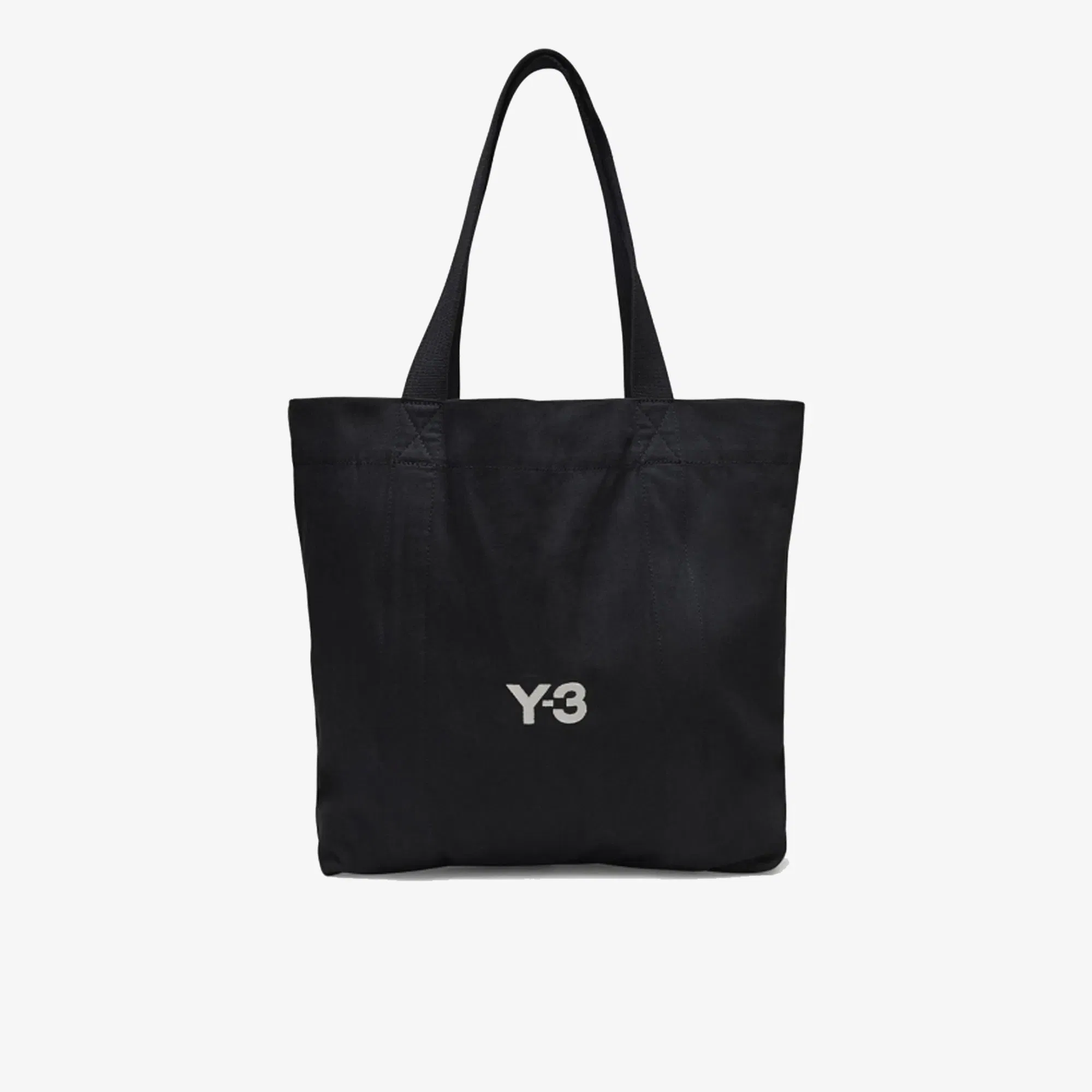 Y-3 CANVAS TOTE { BLACK