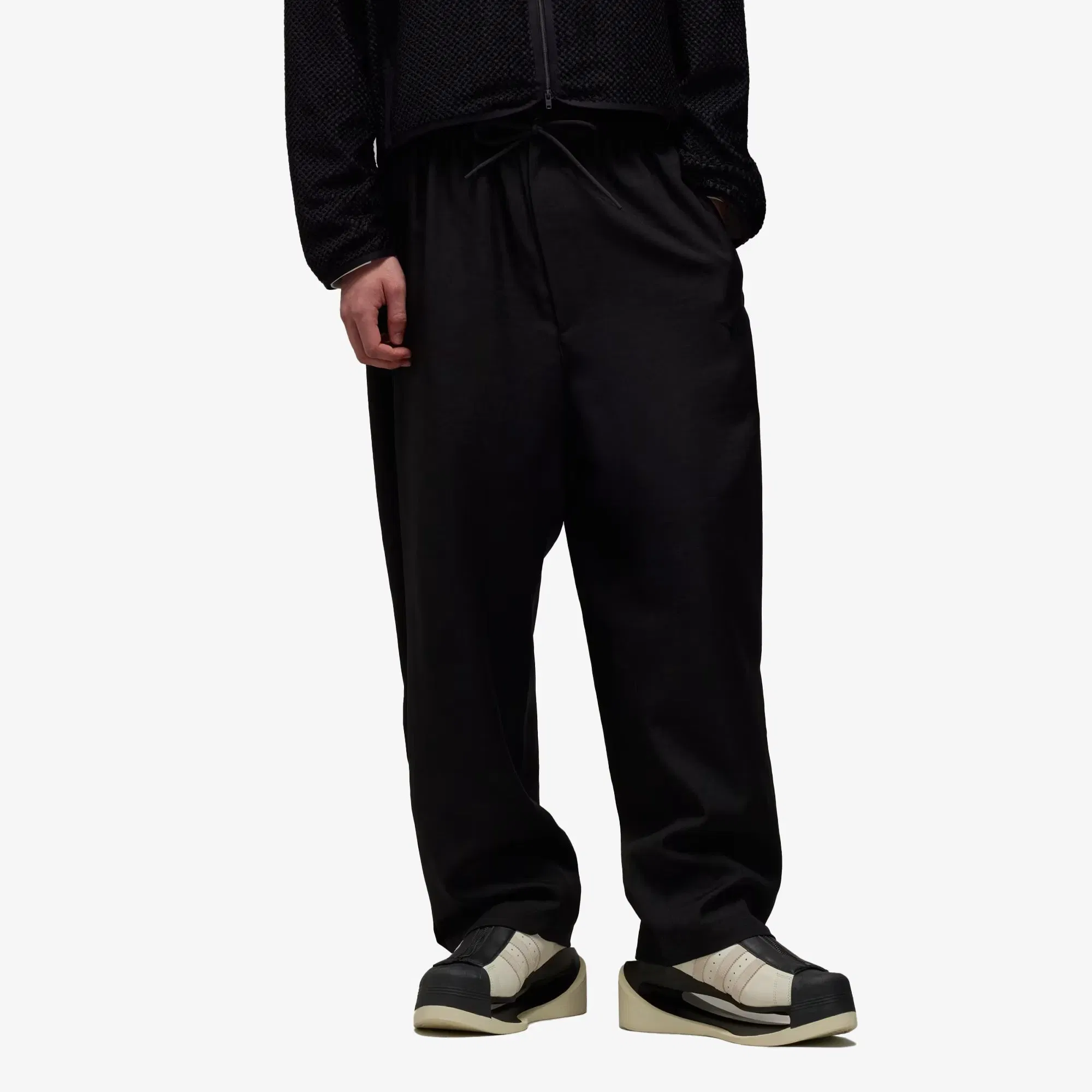 Y-3 Y-3 SPORT UNIFORM 3-STRIPES PANTS {BLACK