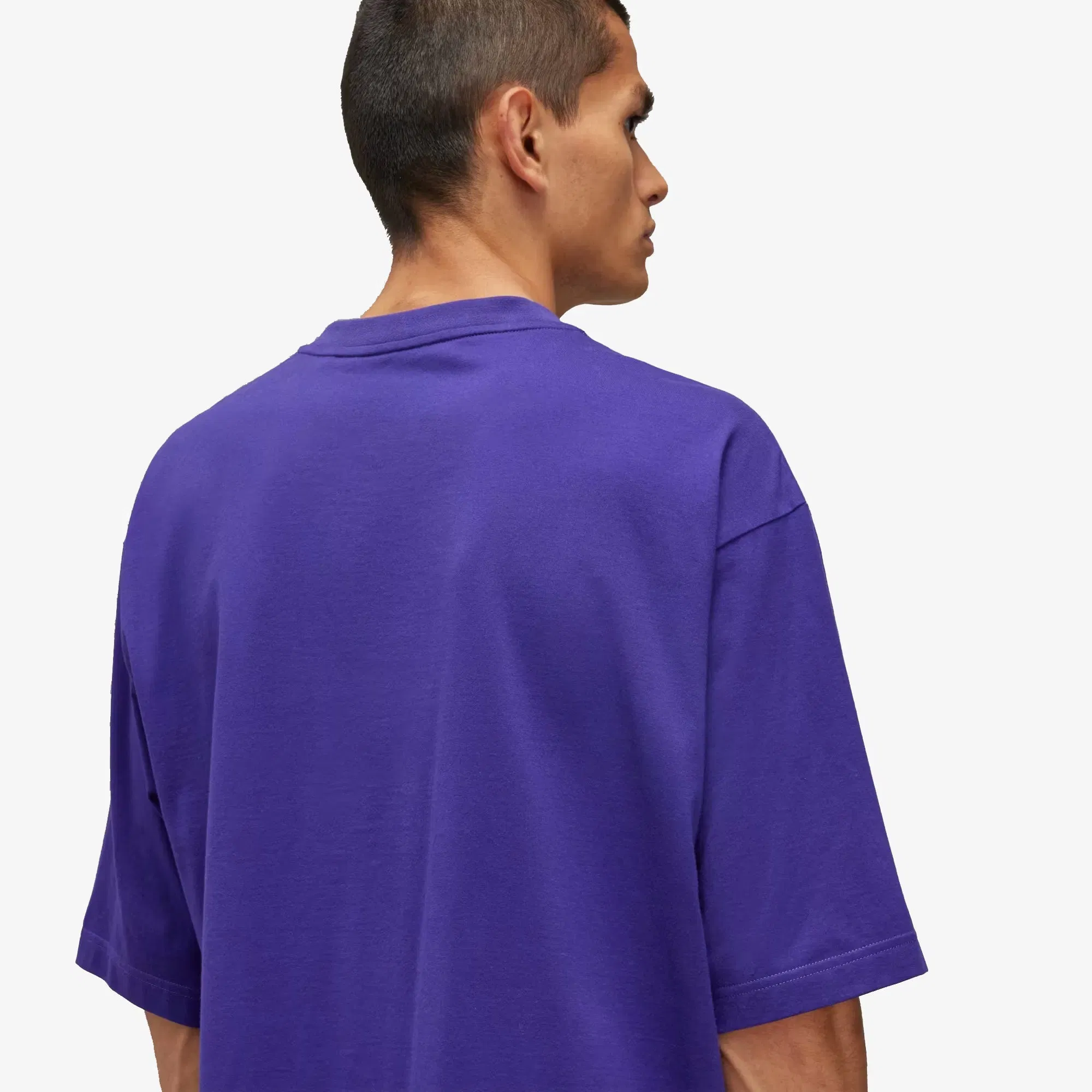Y-3 BOXY SHORT SLEEVE TEE { COLLEGIATE PURPLE