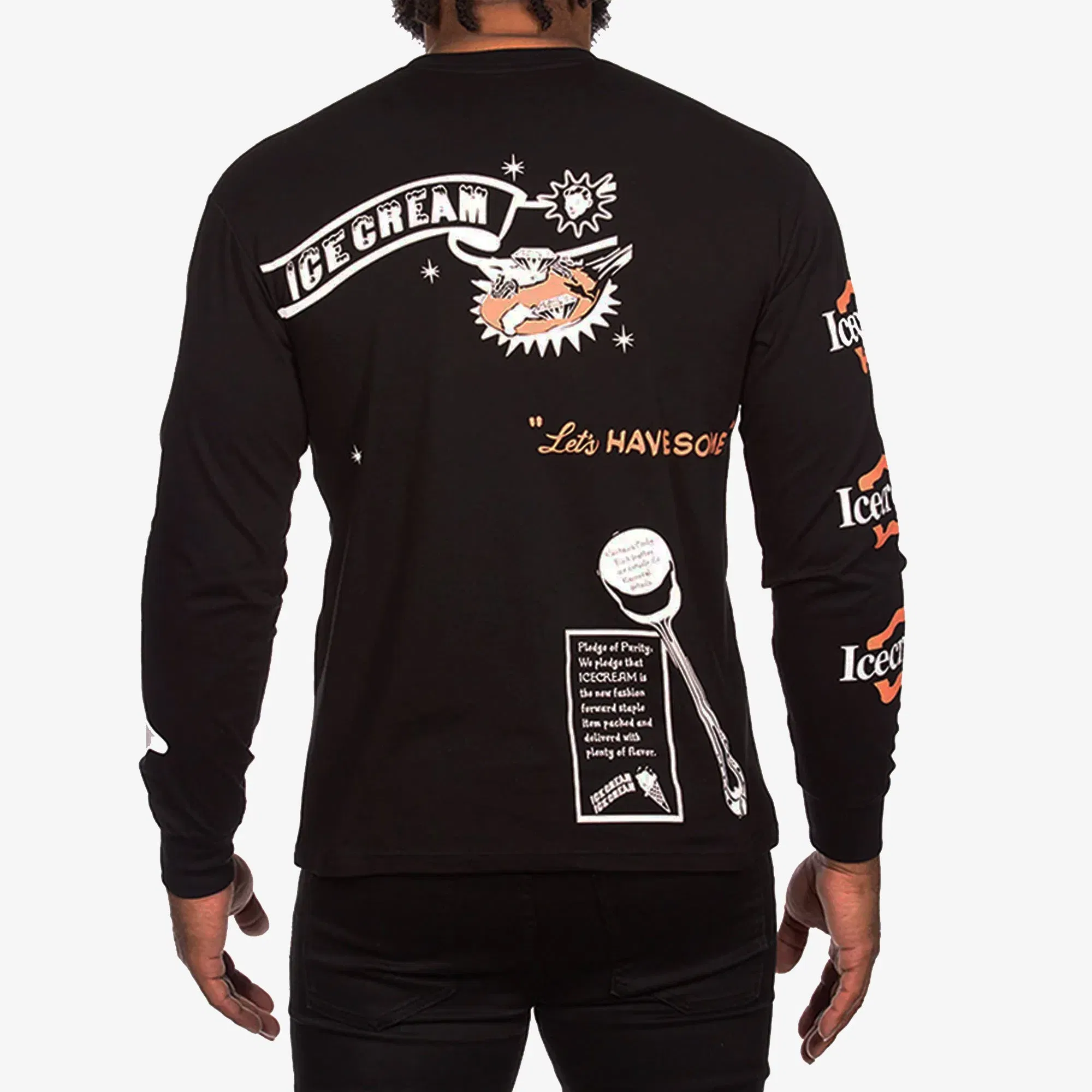 Icecream STYLE FACTS L/S KNIT { BLACK