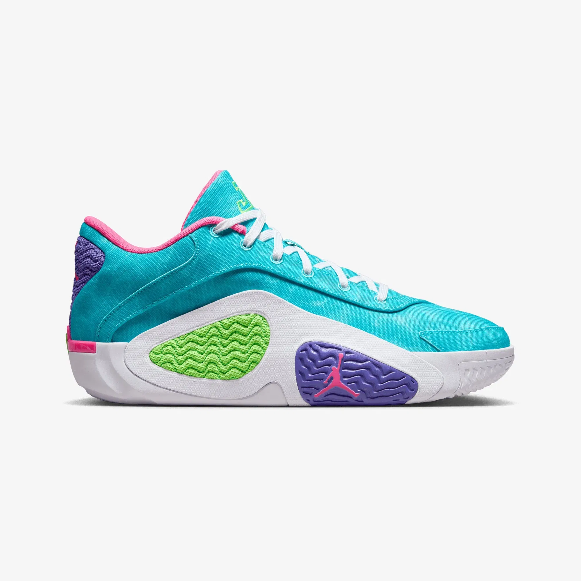 JORDAN JASON TATUM 2PF { HYPER JADE/GREEN STRIKE-WHITE-HYPER PINK