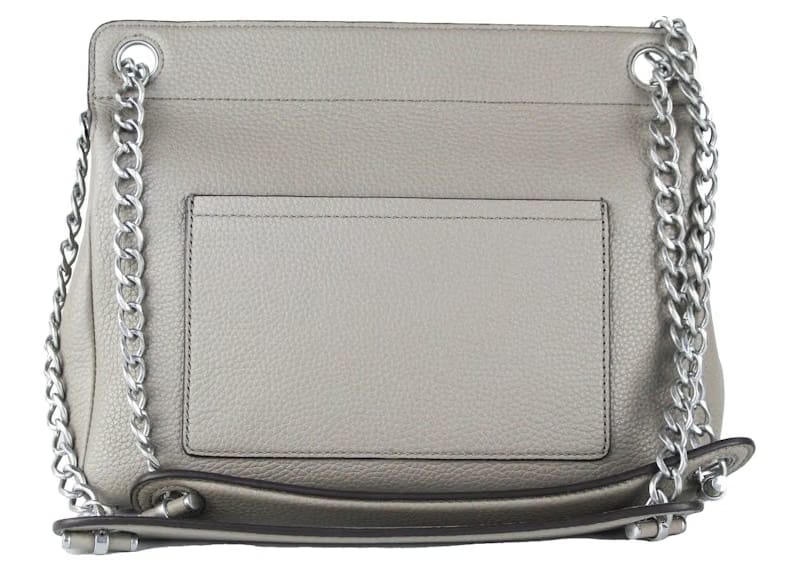 Tory Burch Britten Flap Shoulder Bag Medium Britten Gray