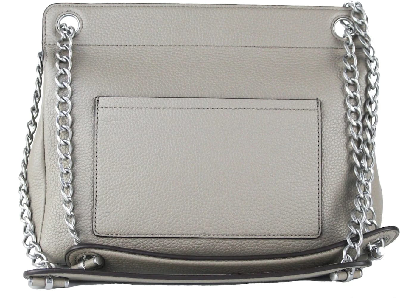 Tory Burch Britten Flap Shoulder Bag Medium Britten Gray