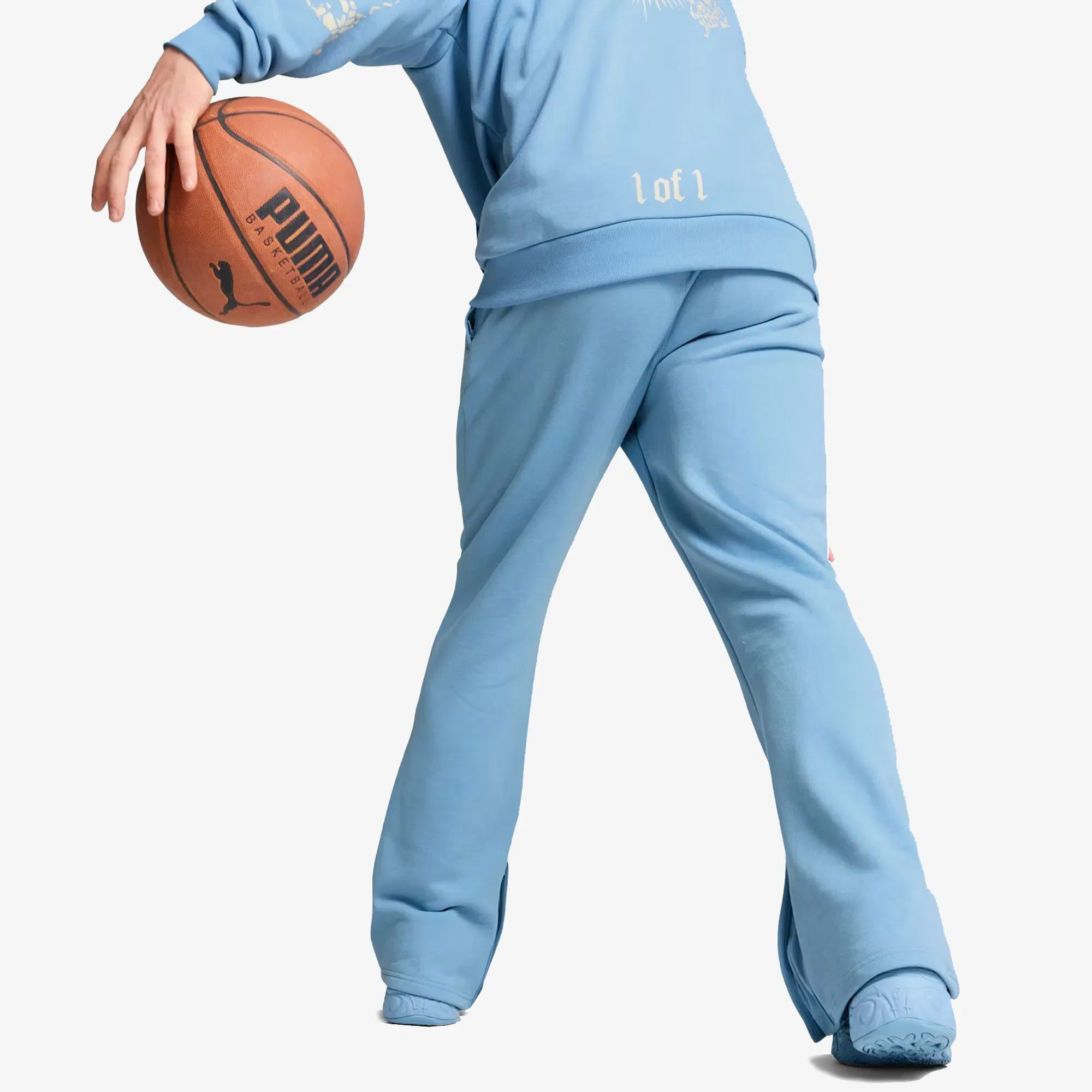 PUMA HOOPS X LF MOSIAC PANT { TEAM LIGHT BLUE