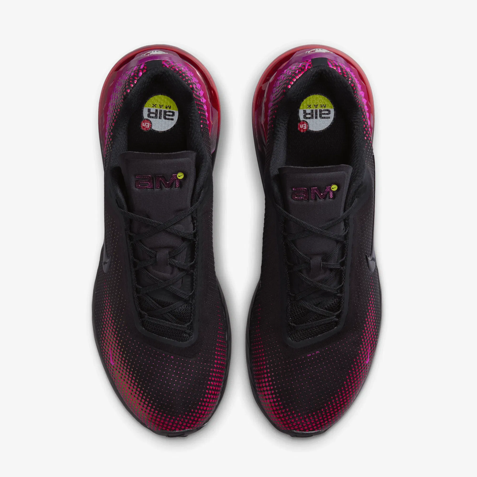 NIKE NIKE AIR MAX PHOENIX SE { BLACK/BLACK-VIVID PURPLE-CHALLENGE RED