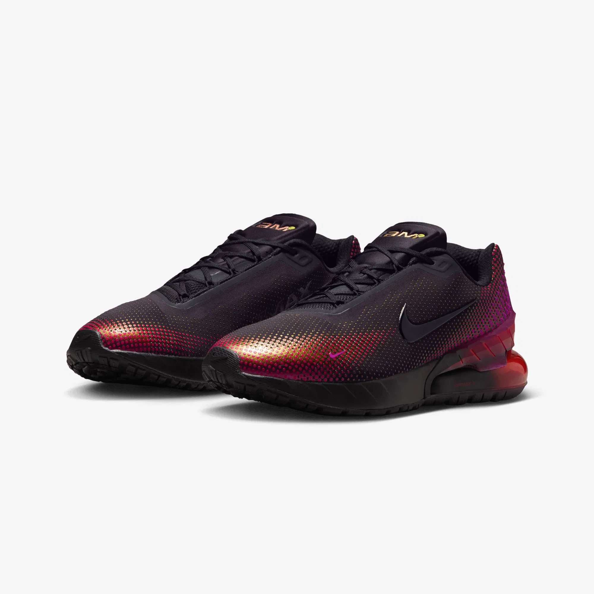 NIKE NIKE AIR MAX PHOENIX SE { BLACK/BLACK-VIVID PURPLE-CHALLENGE RED
