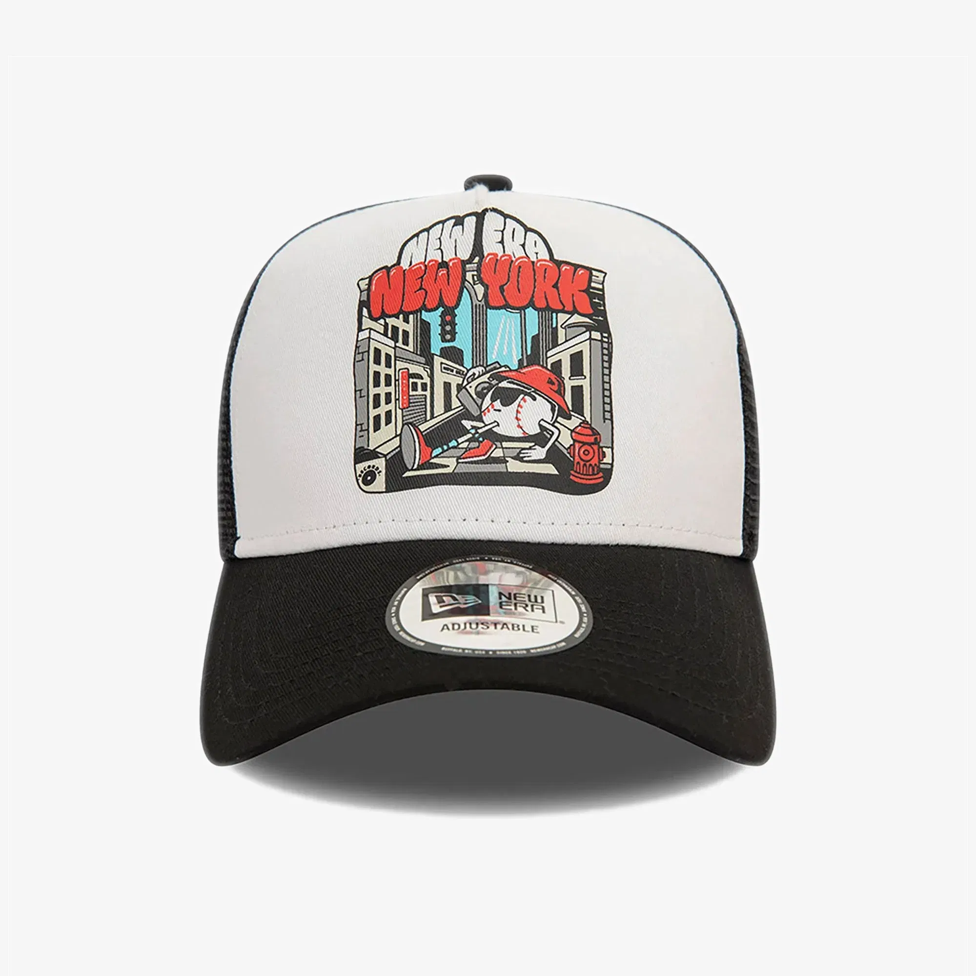 NEW ERA GRAPHIC PRINT TRUCKER NEWERA BLK