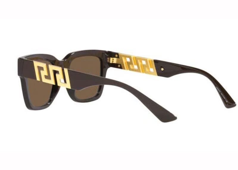 Versace Rectangular Sunglasses Brown