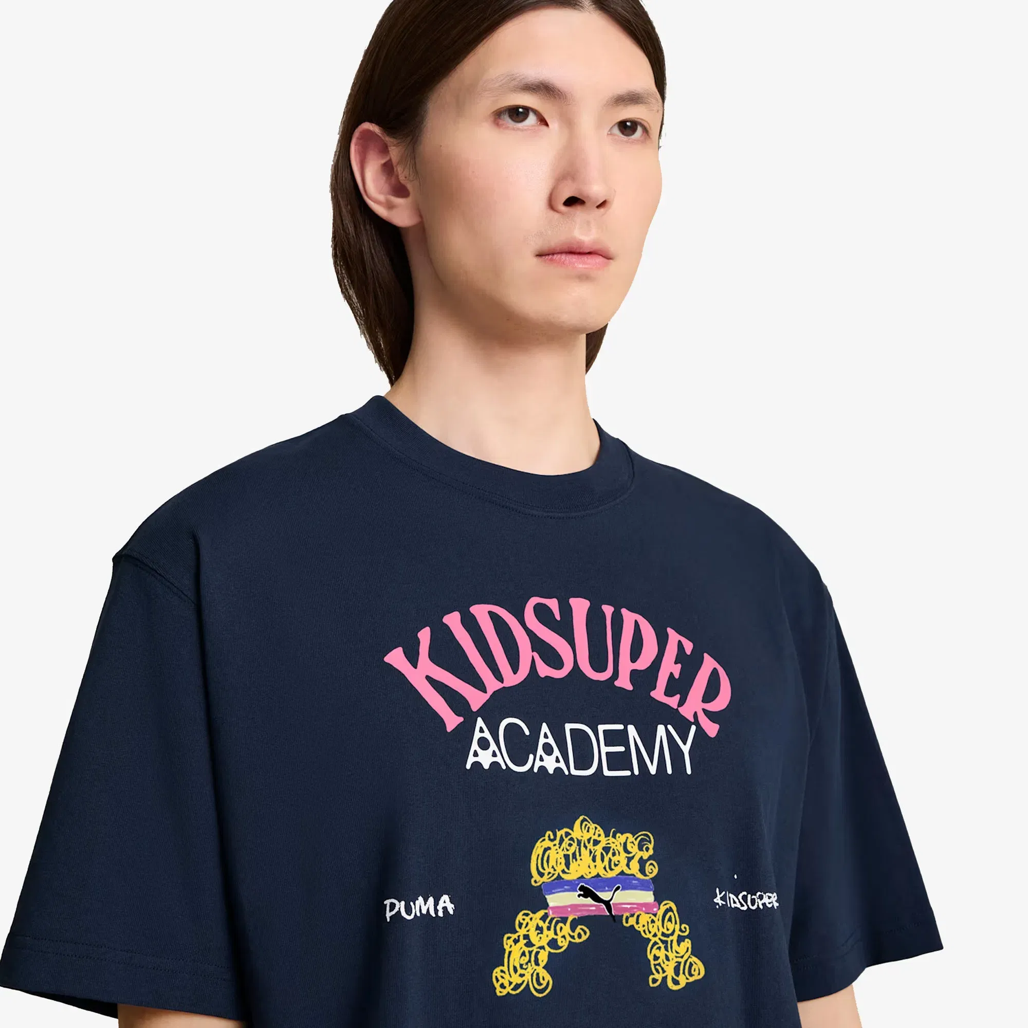 PUMA x KIDSUPER GRAPHIC TEA { WHITE/WHITE