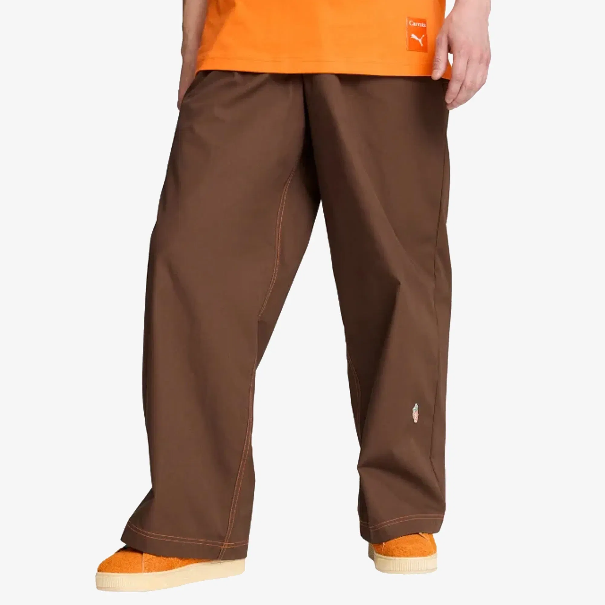 PUMA x CARROTS CARGO PANTS { BROWN