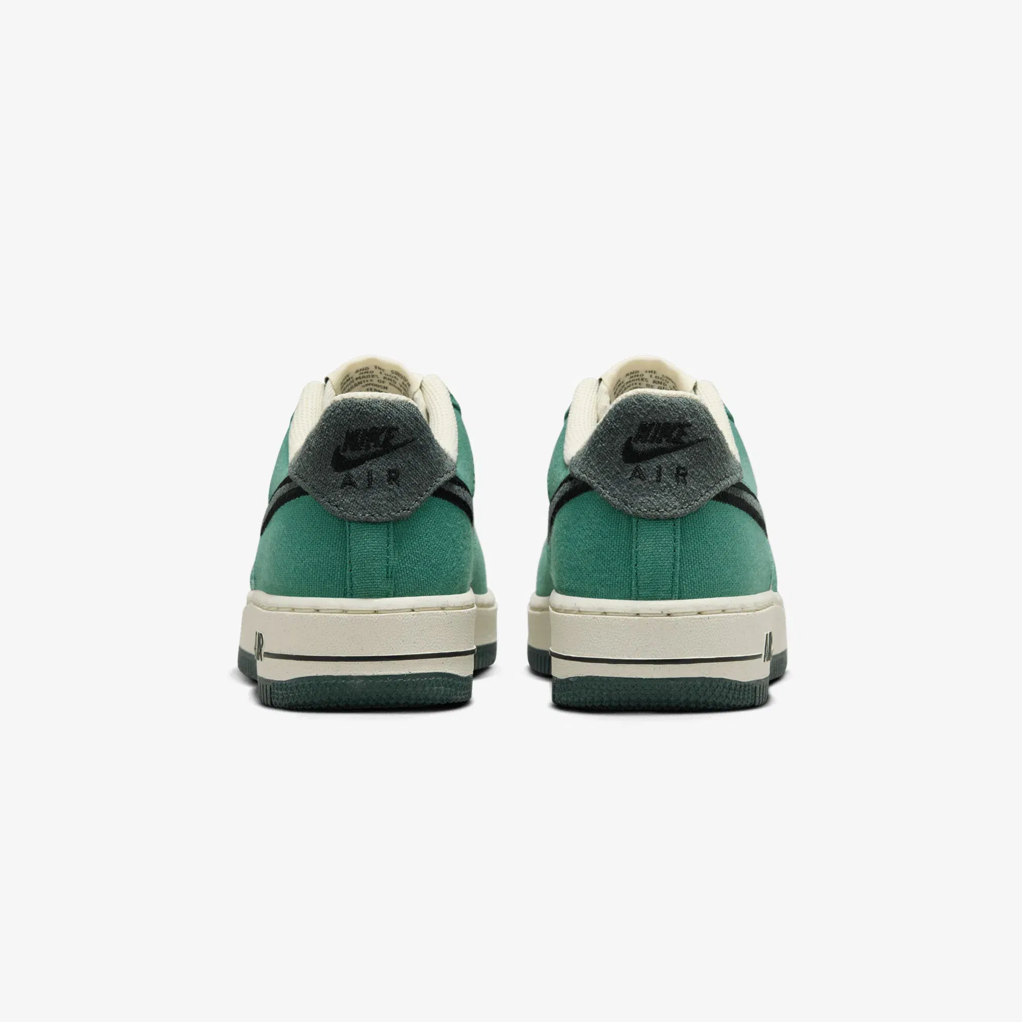 NIKE AIR FORCE 1 LV8 (GS) { COCONUT MILK/VINTAGE GREEN-BICOASTAL