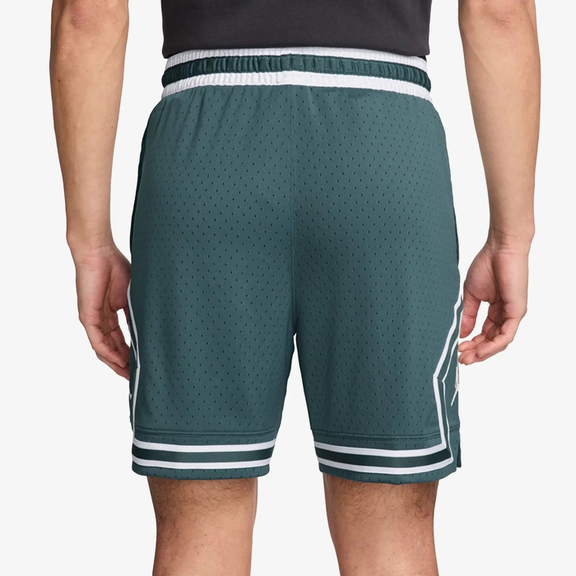 JORDAN DRI-FIT SPORT DIAMOND SHORTS { OXIDIZED GREEN/WHITE/WHITE