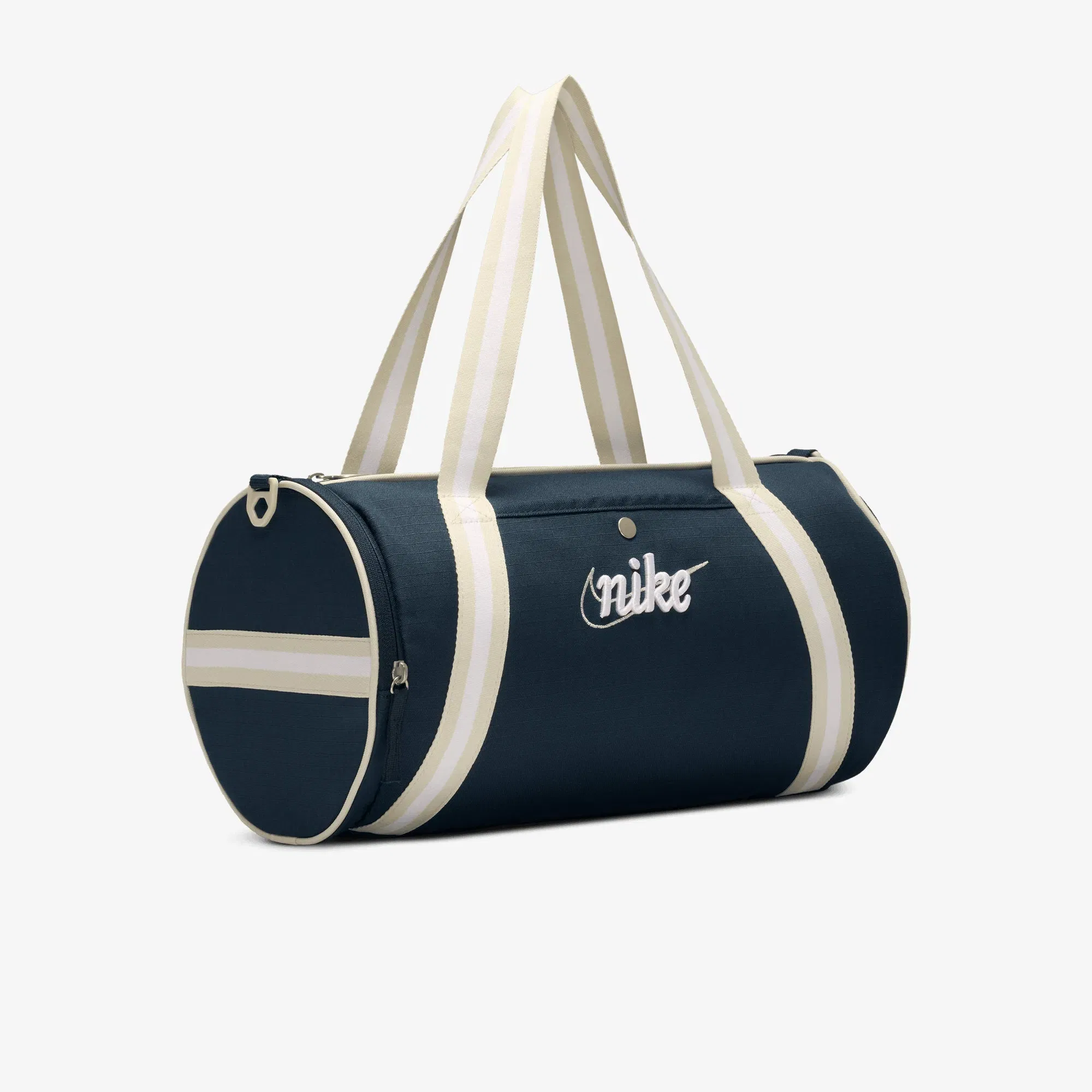NIKE HERITAGE RETRO DUFFEL BAG (13L) { ARMORY NAVY/SEA GLASS/SEA GLASS