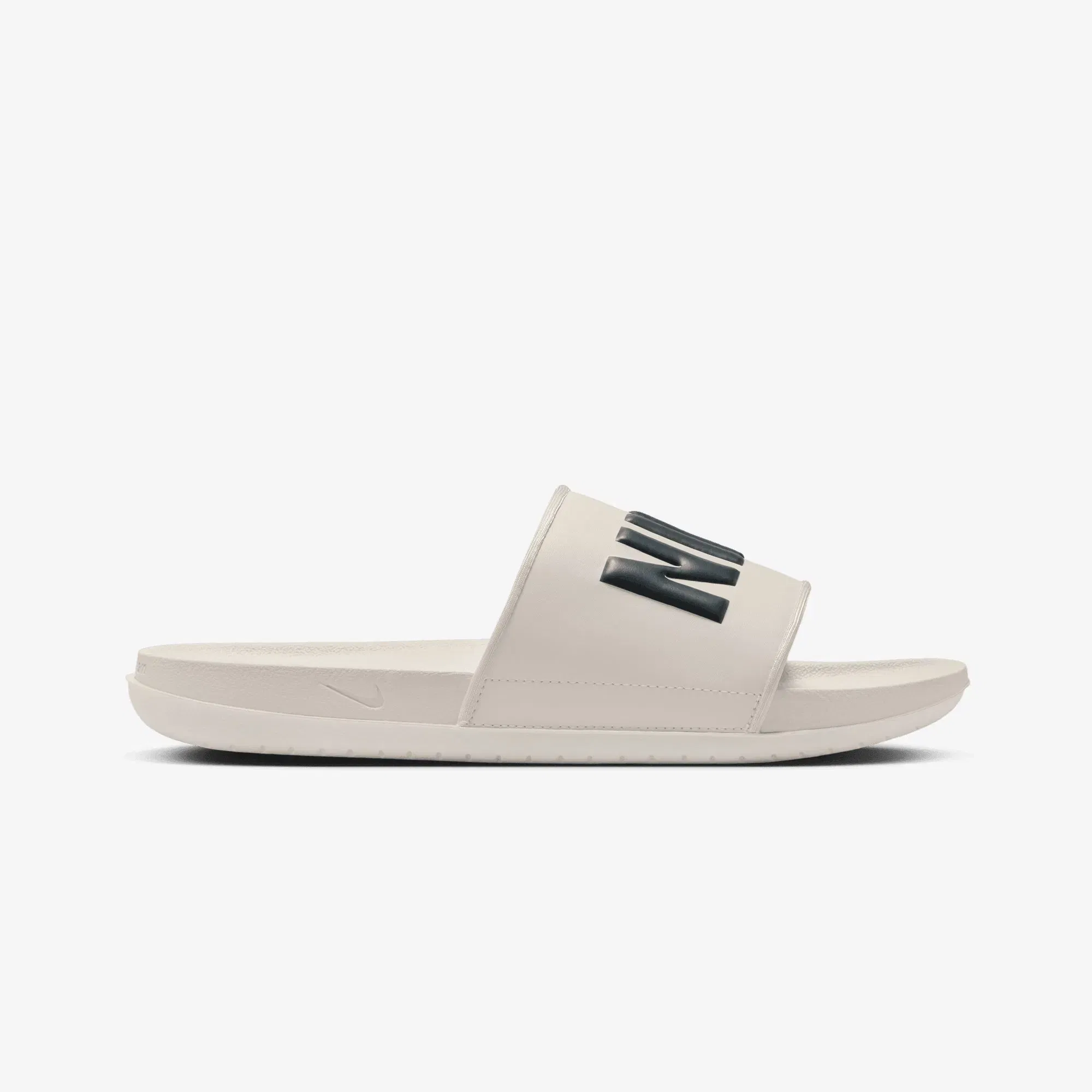 NIKE OFFCOURT SLIDES { LT OREWOOD BRN/ARMORY NAVY-SAIL