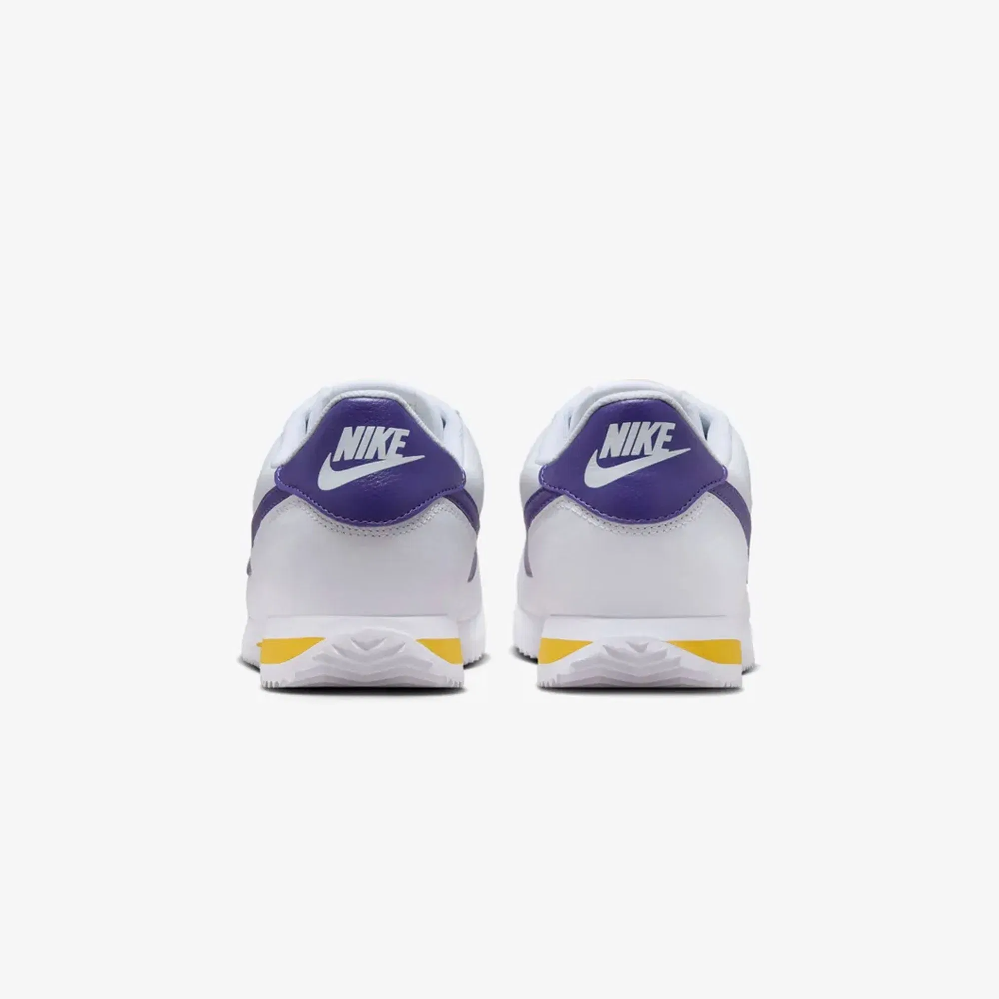 NIKE CORTEZ { WHITE/VARSITY PURPLE-VARSITY MAIZE