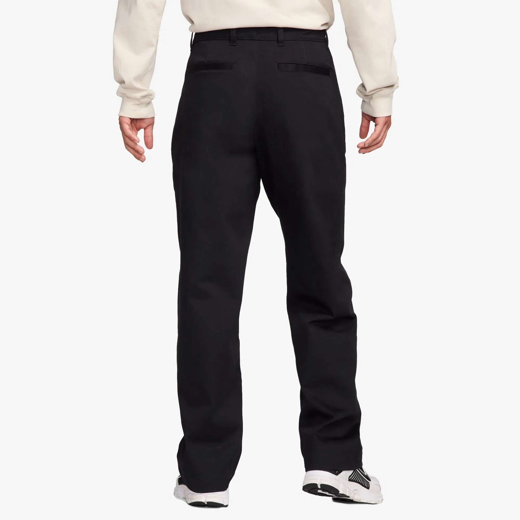 NIKE LIFE EI CHINO PANTS { BLACK/WHITE