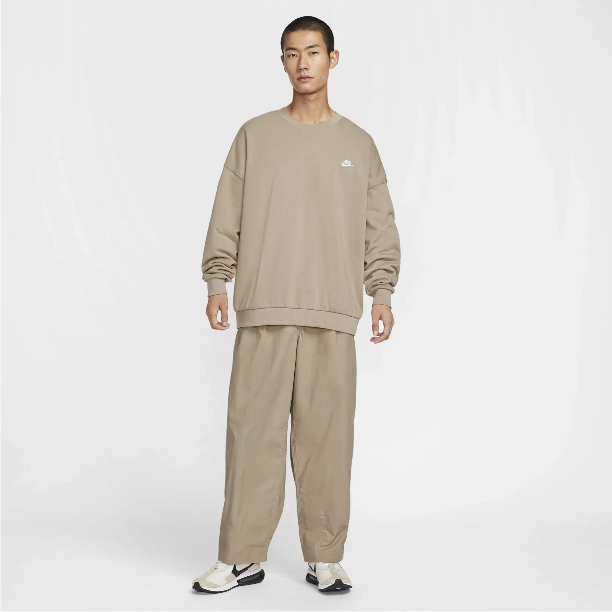 NIKE CLUB BALLOON PANTS { KHAKI/KHAKI