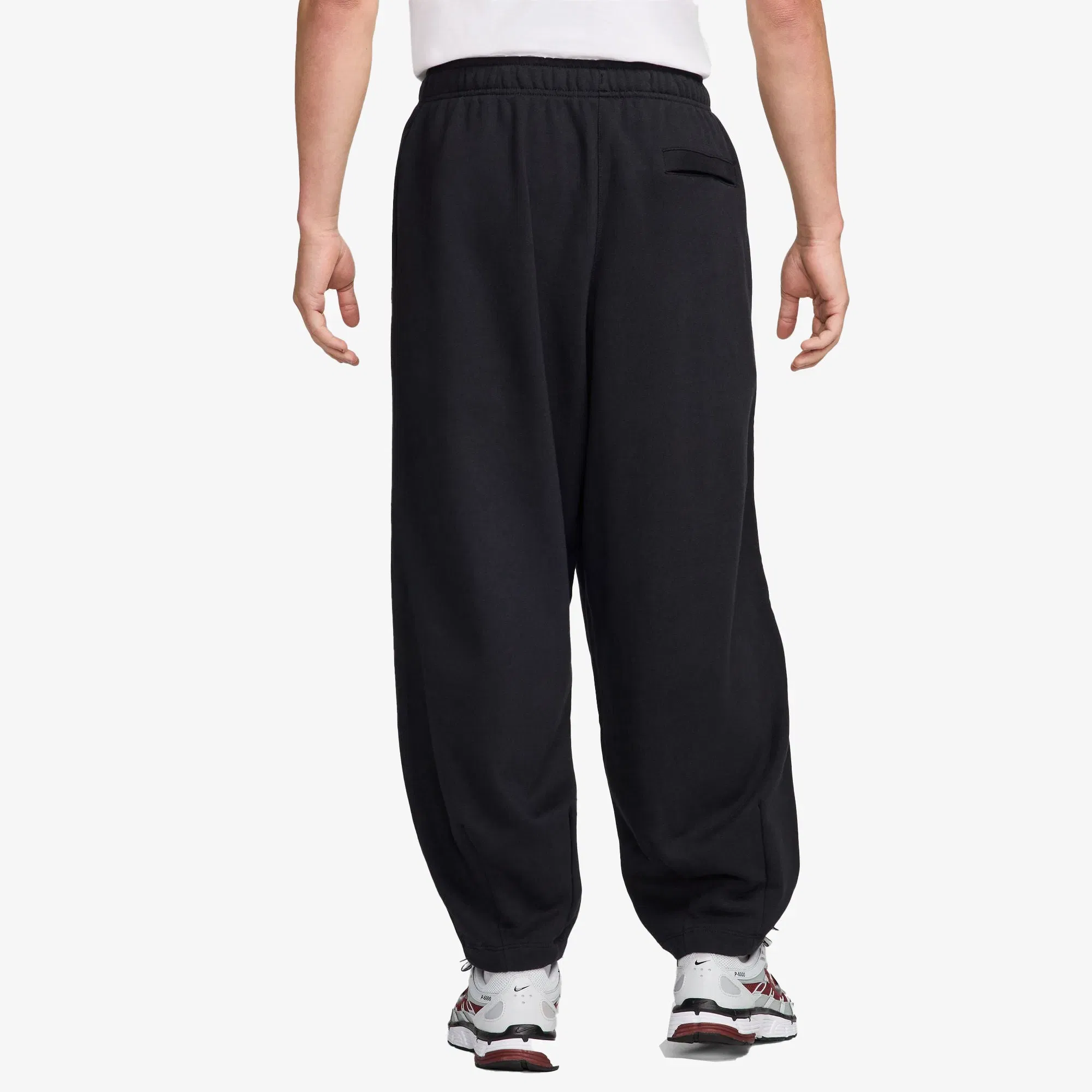 NIKE OVERSIZED FRENCH TERRY PANTS { BLACK/BLACK/WHITE