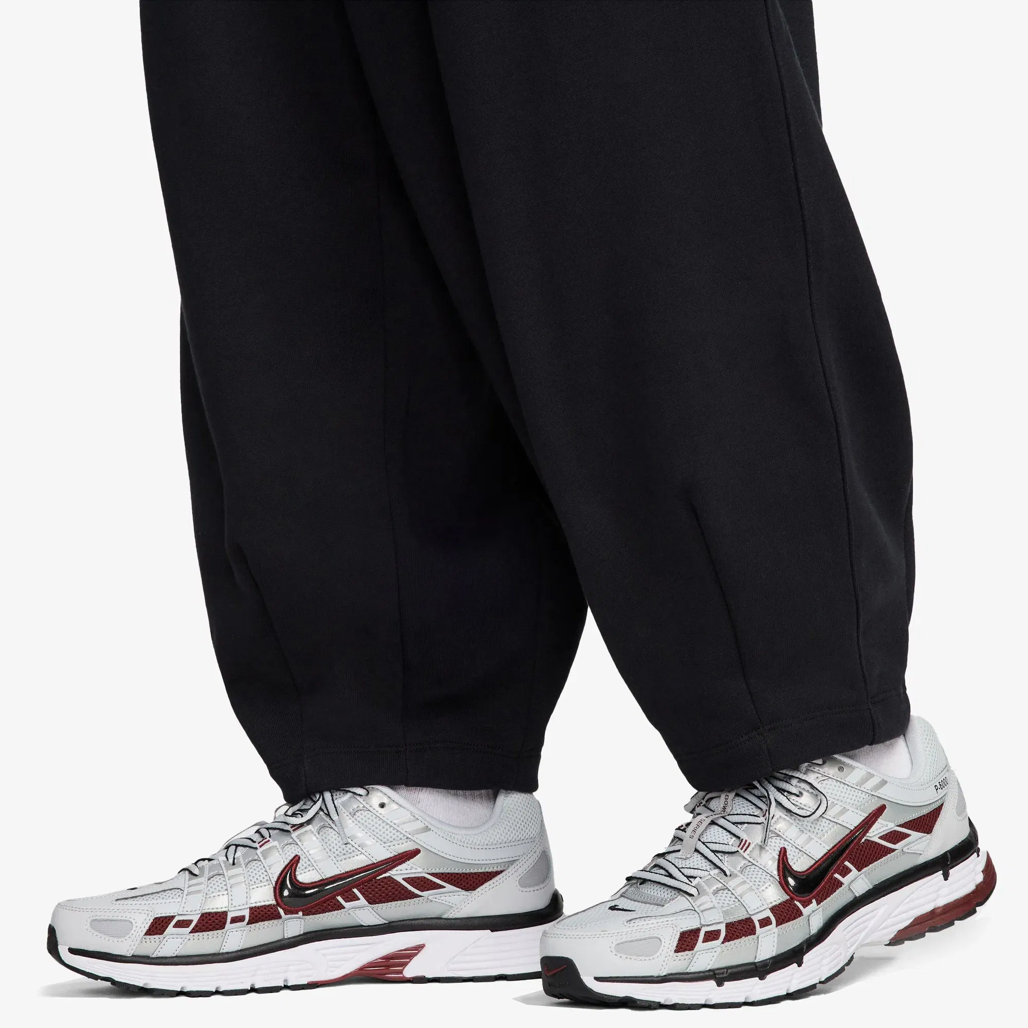 NIKE OVERSIZED FRENCH TERRY PANTS { BLACK/BLACK/WHITE