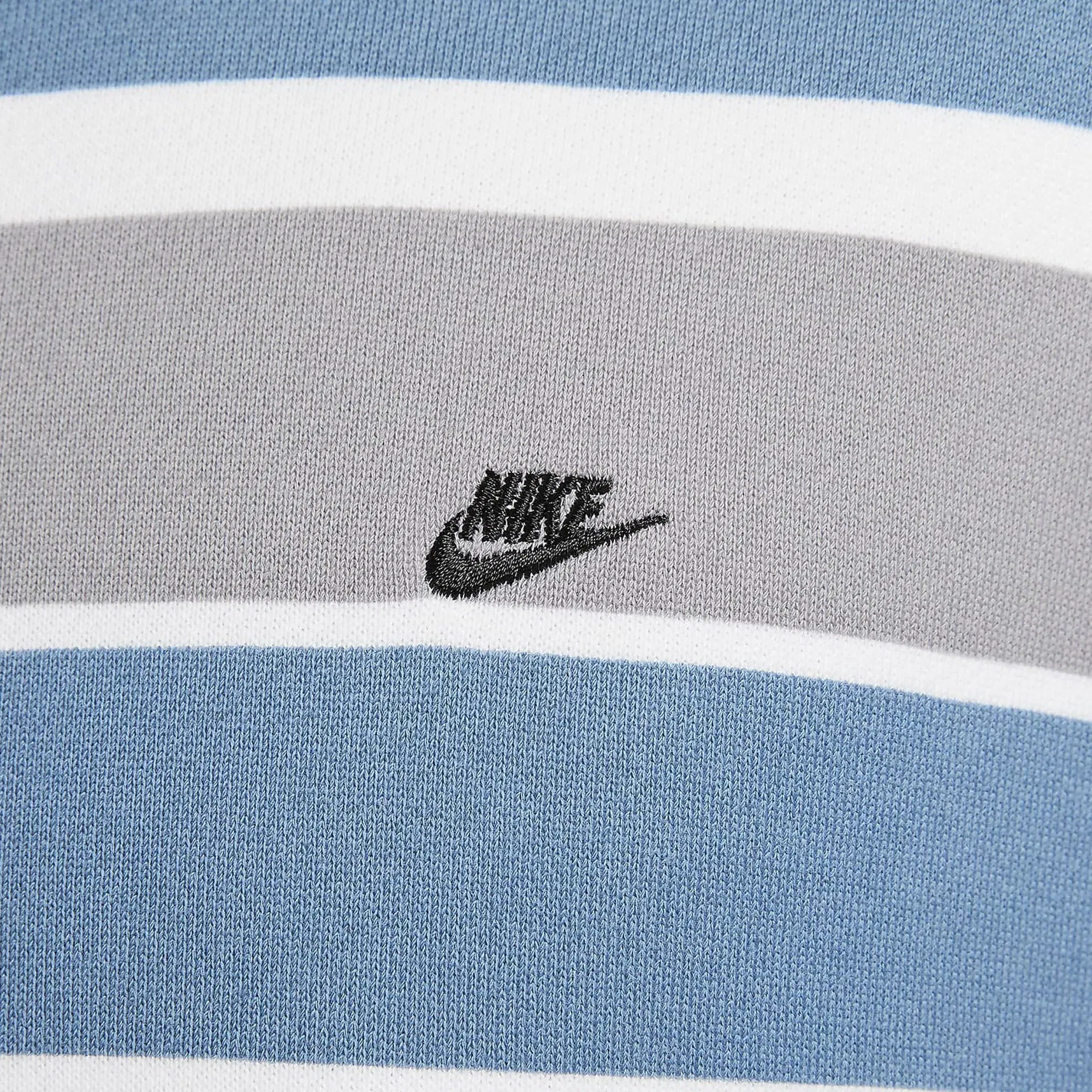 NIKE FRENCH TERRY SHORT-SLEEVE TOP { AEGEAN STORM/WHITE/BLACK
