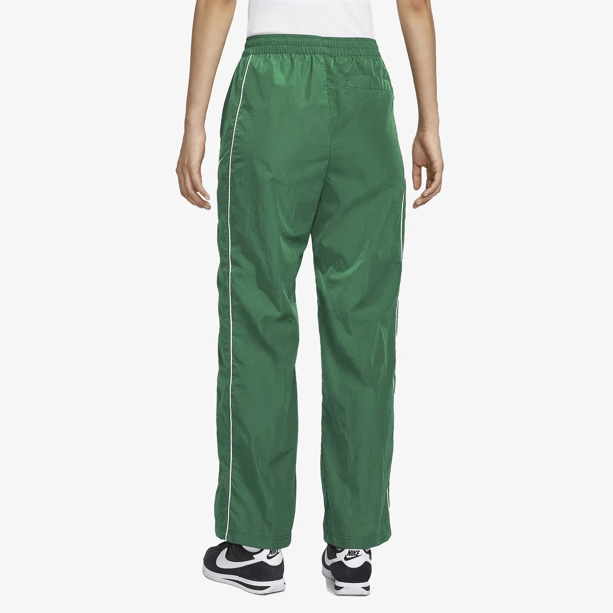 NIKE WINDRUNNER WOVEN OPEN-HEM PANTS { GORGE GREEN/SAIL