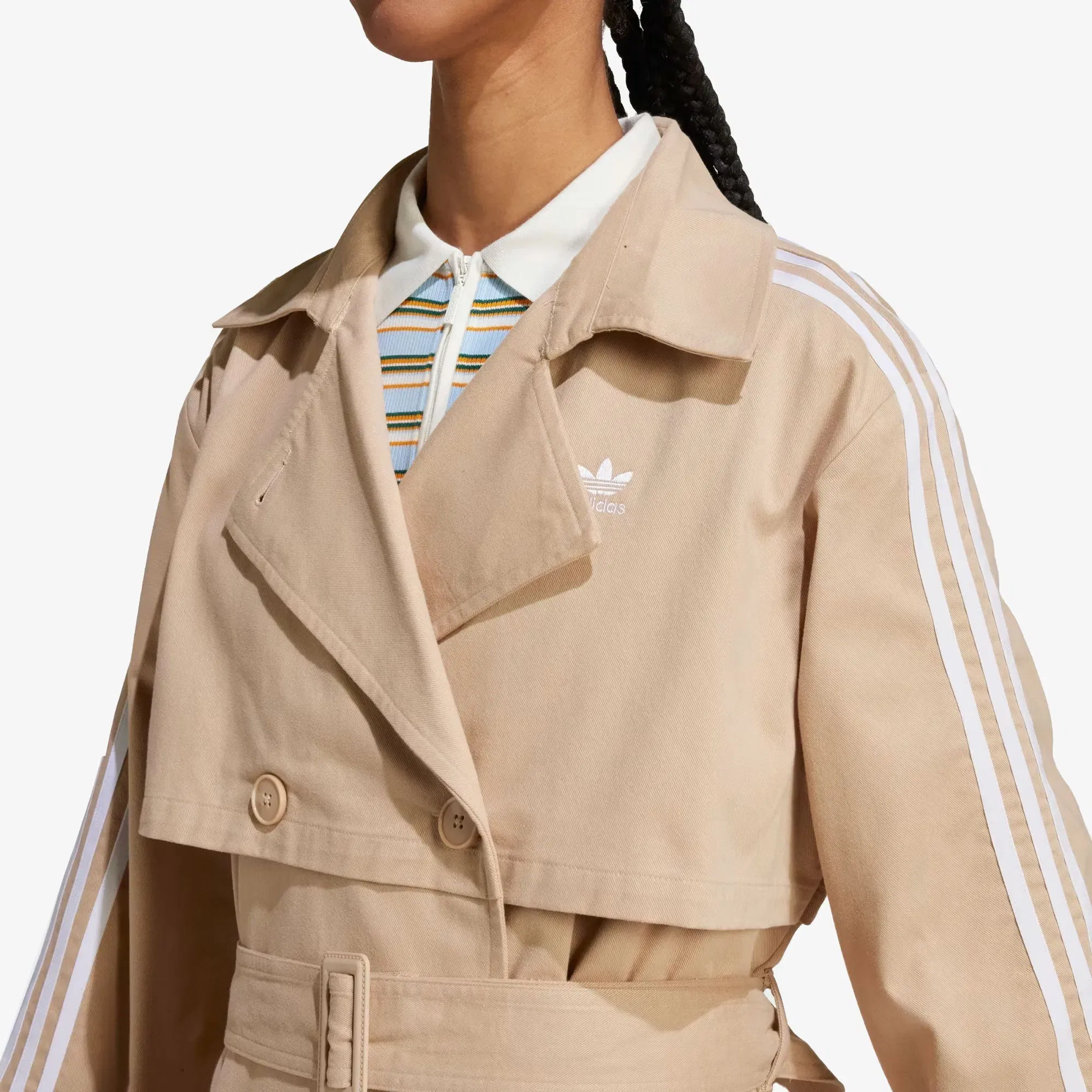 ADIDAS ORIGINALS ADICOLOR TRENCH COAT TWILL { MAGIC BEIGE