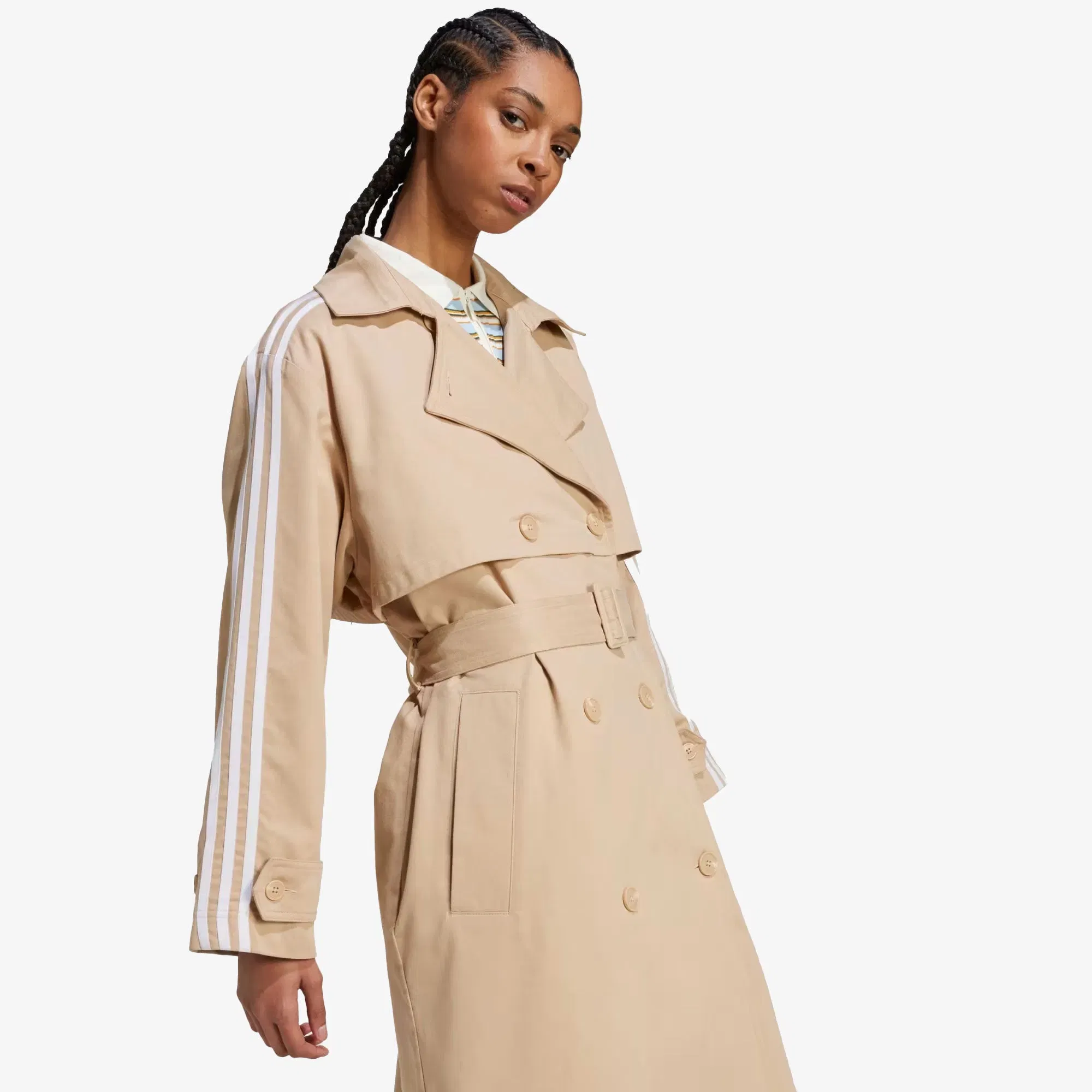ADIDAS ORIGINALS ADICOLOR TRENCH COAT TWILL { MAGIC BEIGE
