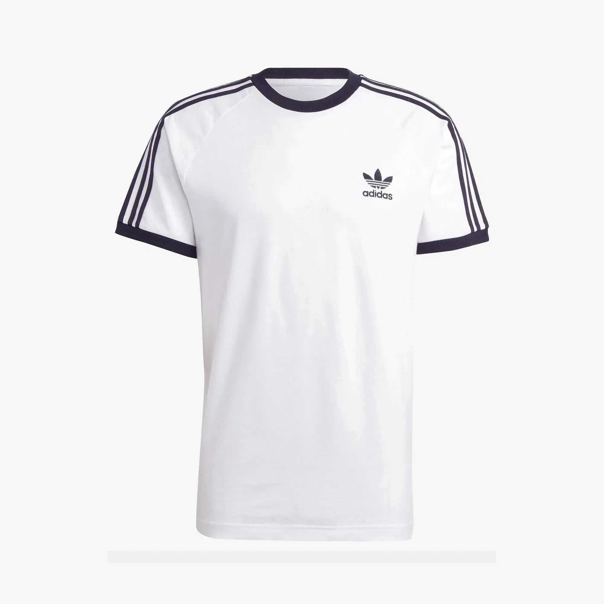 ADIDAS ORIGINALS ADICOLOR CLASSICS 3-STRIPES TEE { WHITE/BLACK