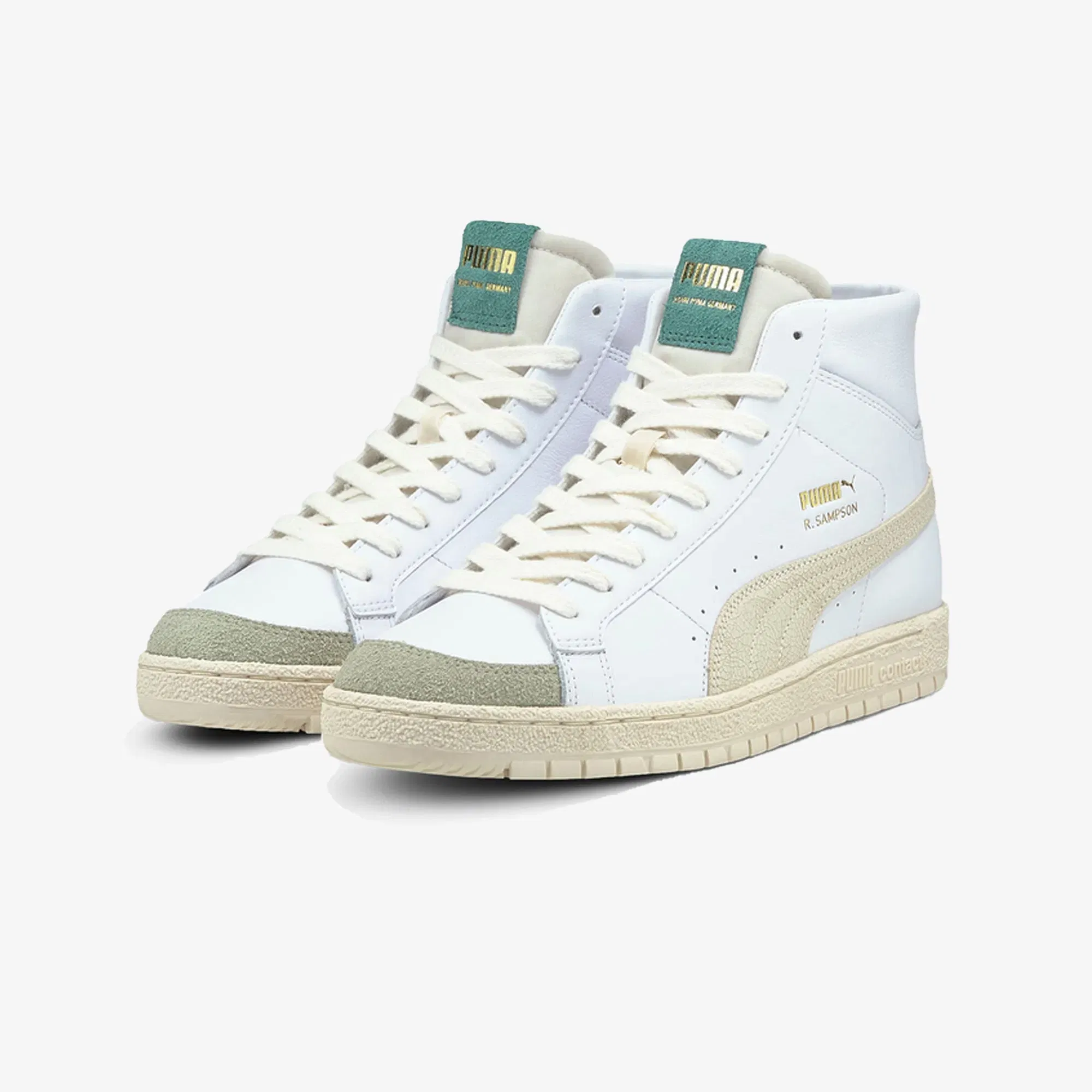 PUMA RALPH SAMPSON 70 MID EB { EGGNOG-PUMA WHITE