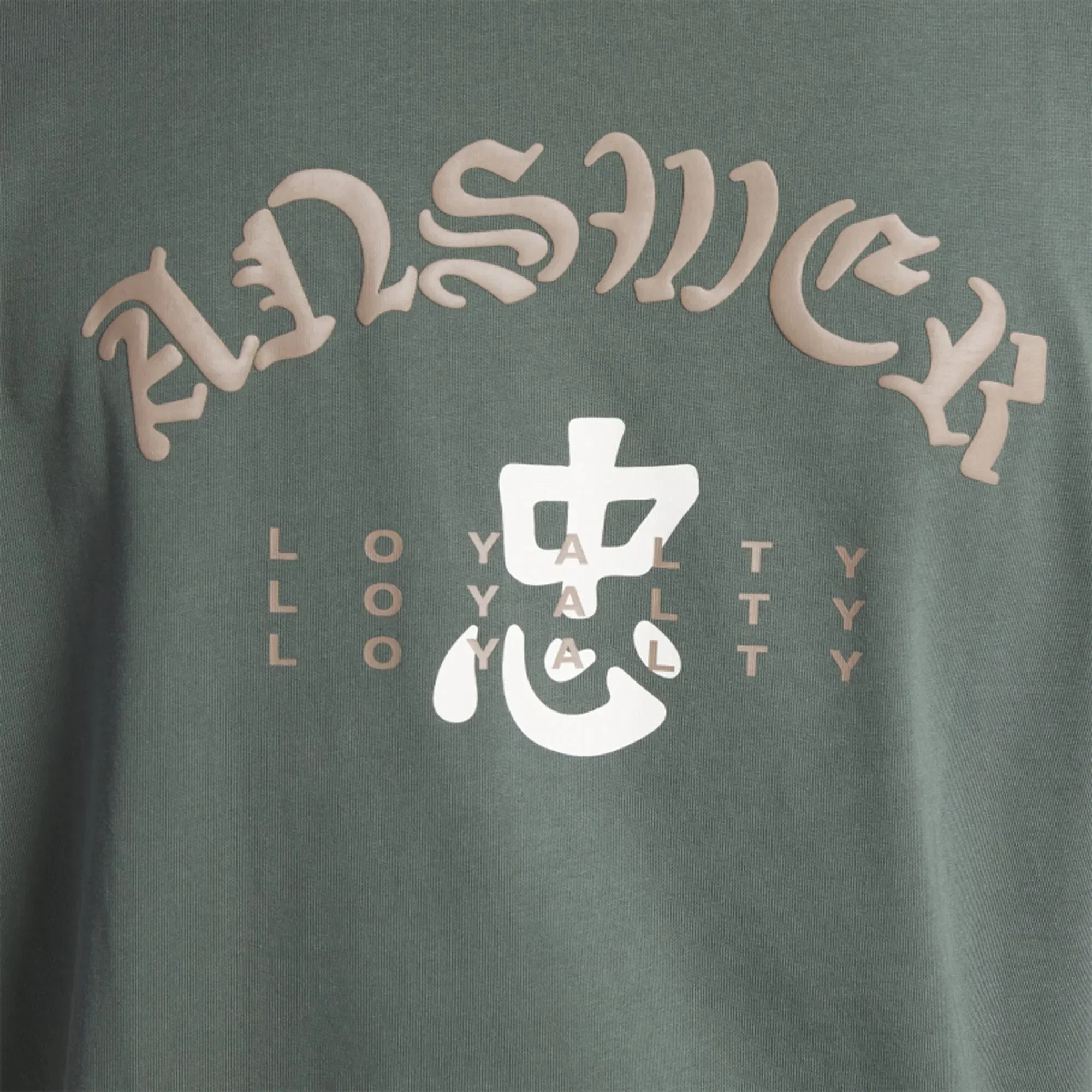 REEBOK GRAPHIC T-Shirt (SHORT SLEEVE) { GREEN