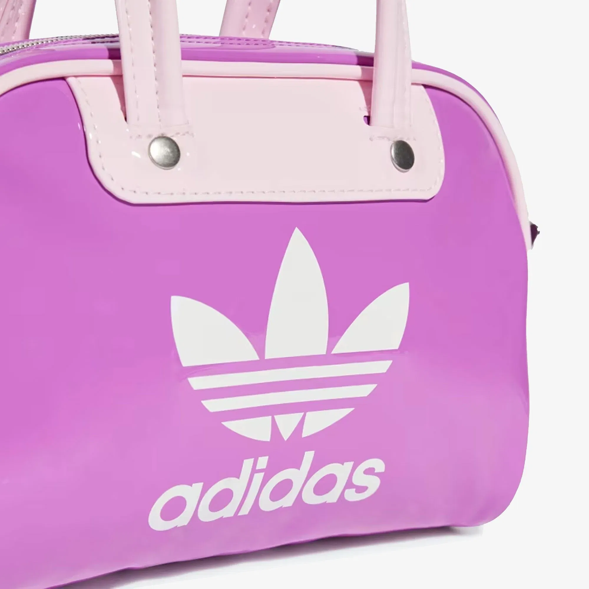 ADIDAS ORIGINALS ADICOLOR MINI BOWLING BAG { PURPLE BURST/WHITE