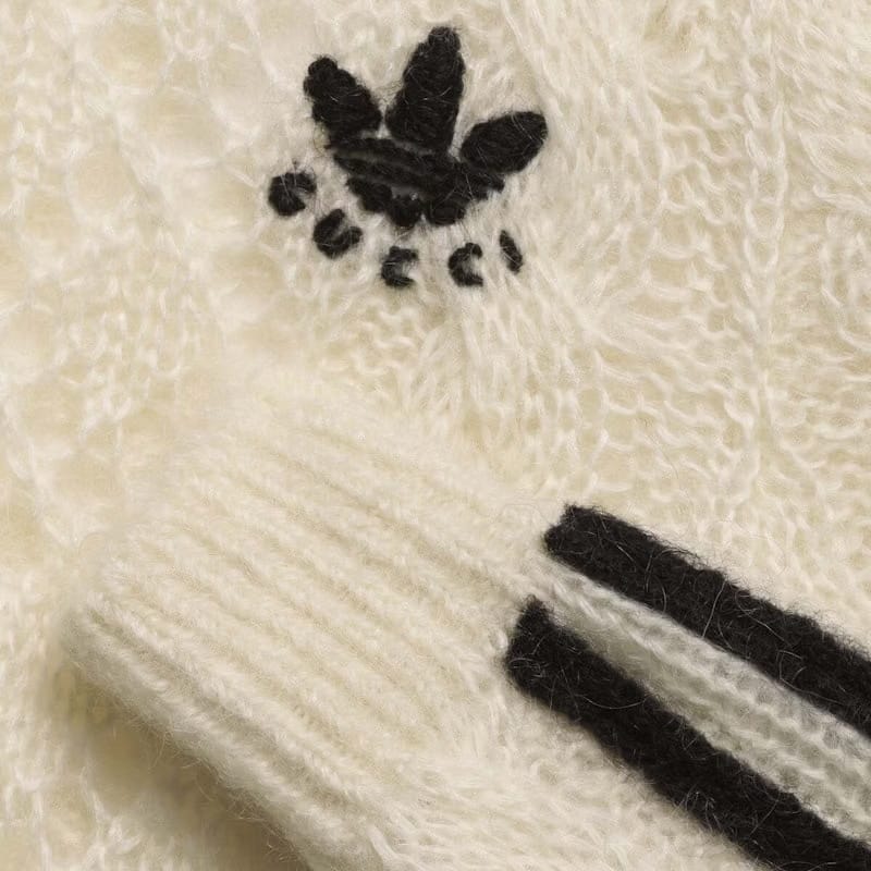 Gucci x adidas Mohair Knit Sweater Ivory