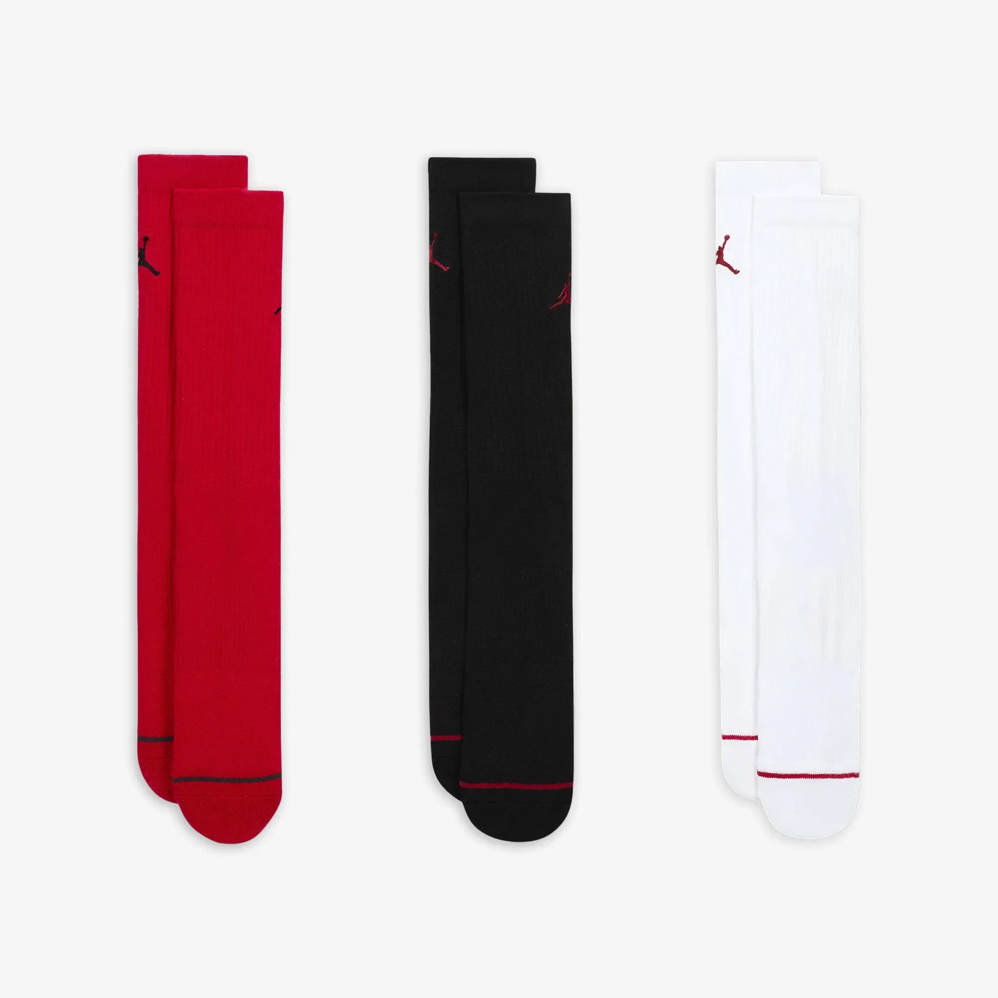 JORDAN EVERY CREW SOCKS (3 PAIRS) { MULTI-COLOR