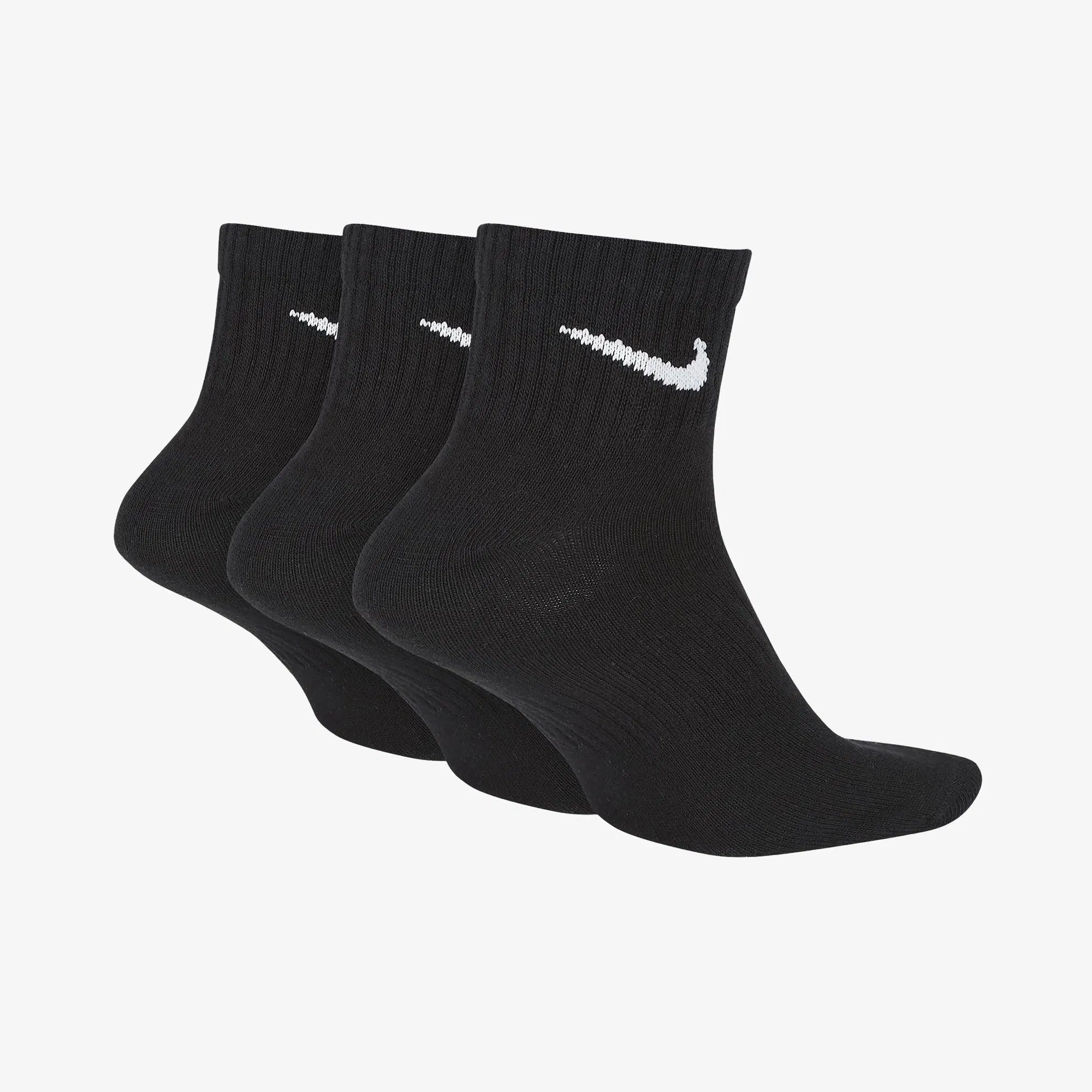 NIKE EVERYDAY LIGHTWEIGHT { BLACK/WHITE