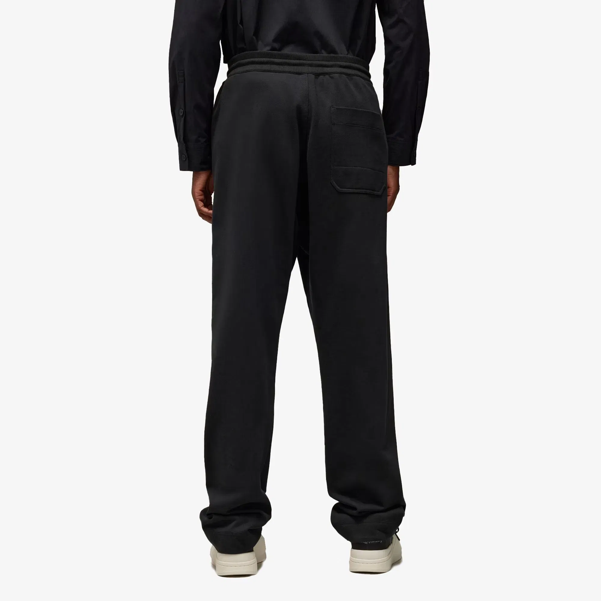 Y-3 FRENCH TERRY STRAIGHT { BLACK
