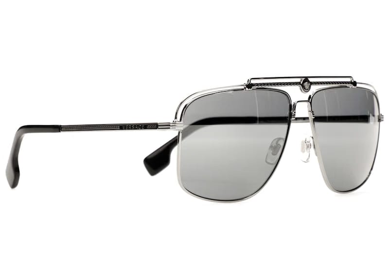 Versace Square Sunglasses Silver (VE2242-10016G)