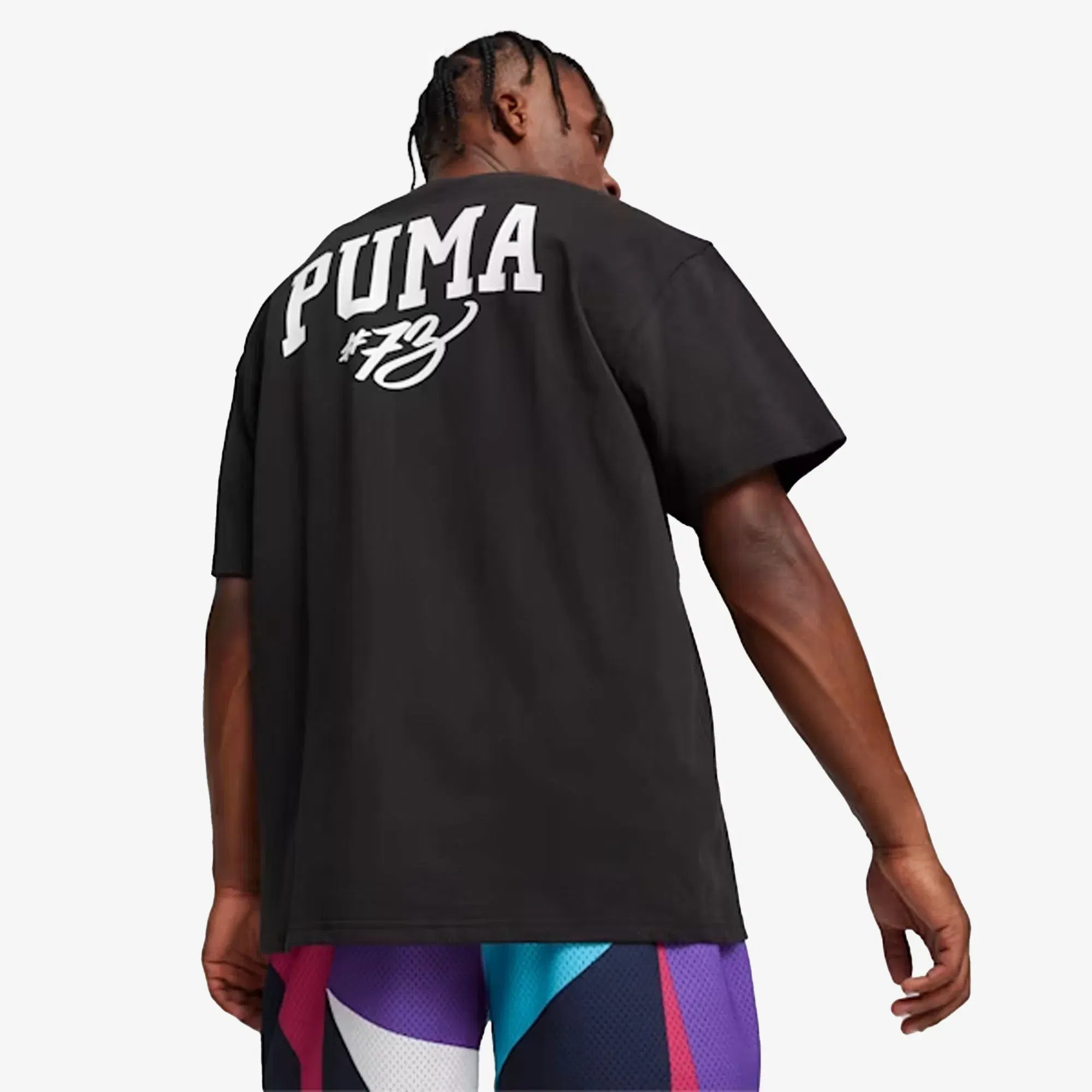 PUMA DYLAN'S GIFT BASKETBALL T-SHIRT { BLACK