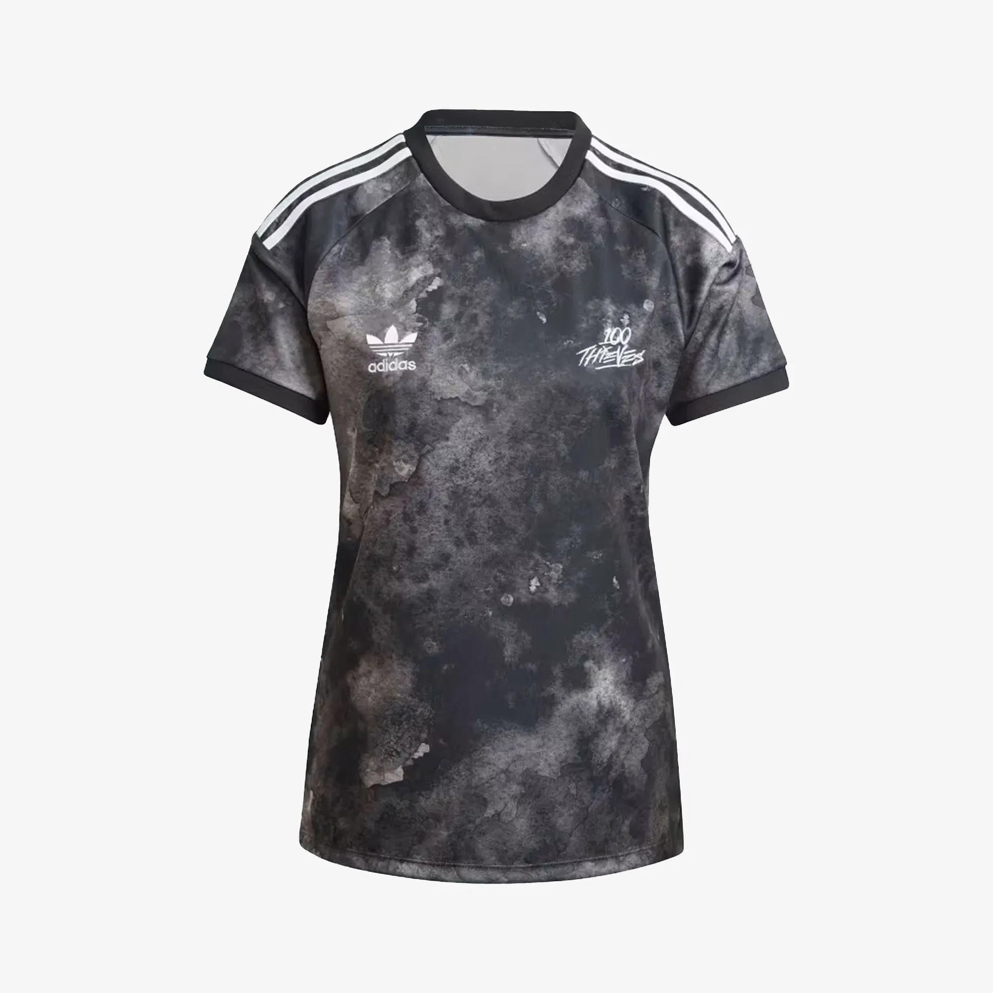 Adidas Originals 100 THIEVES JERSEY { BLACK/WHITE