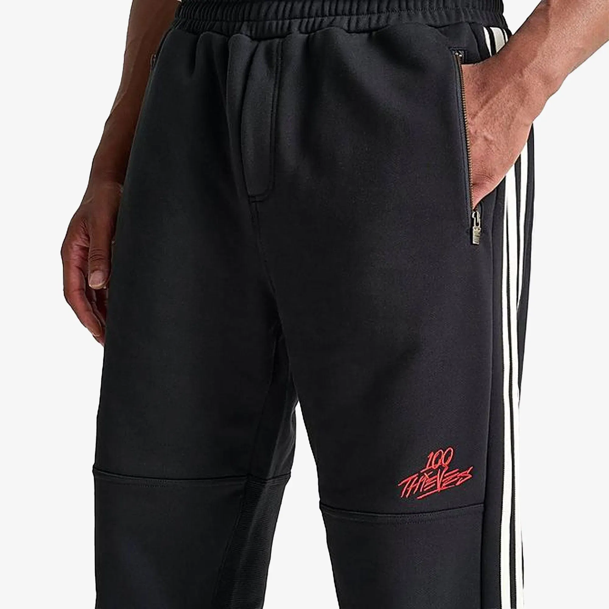 Adidas Originals 100 THIEVES PANTS { BLACK