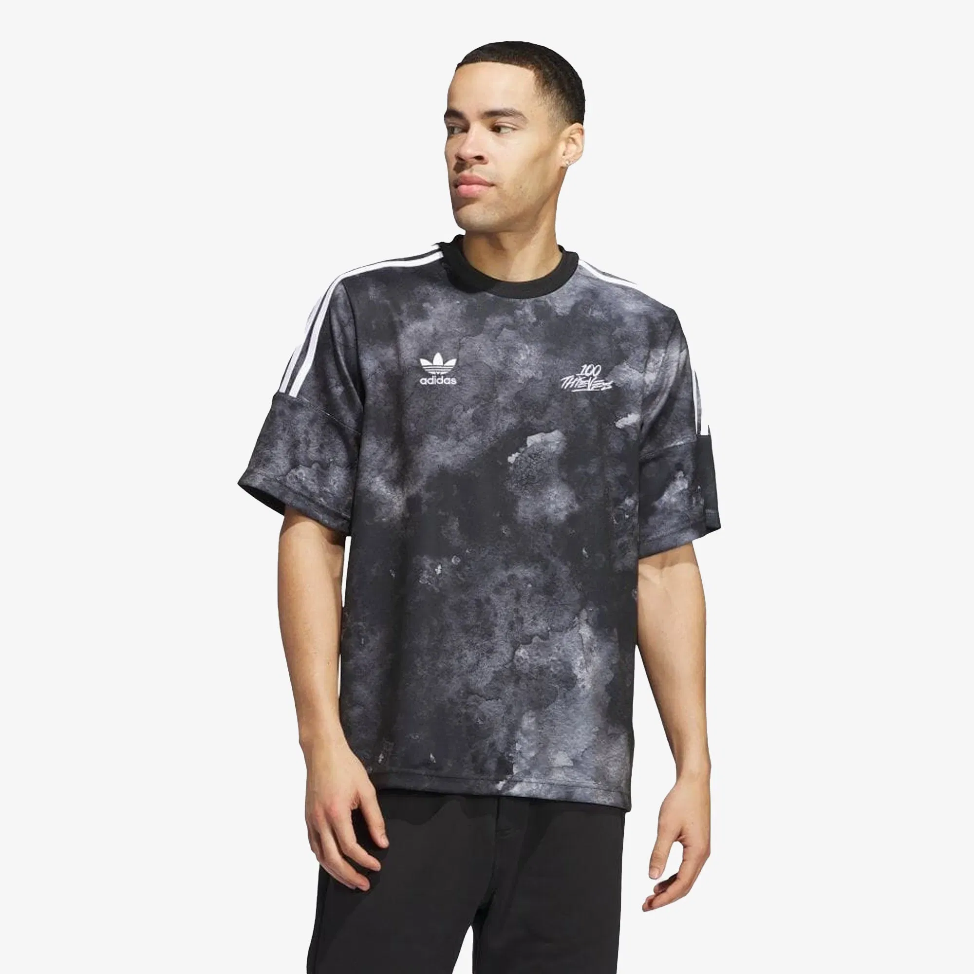 Adidas Originals 100 THIEVES JERSEY { BLACK