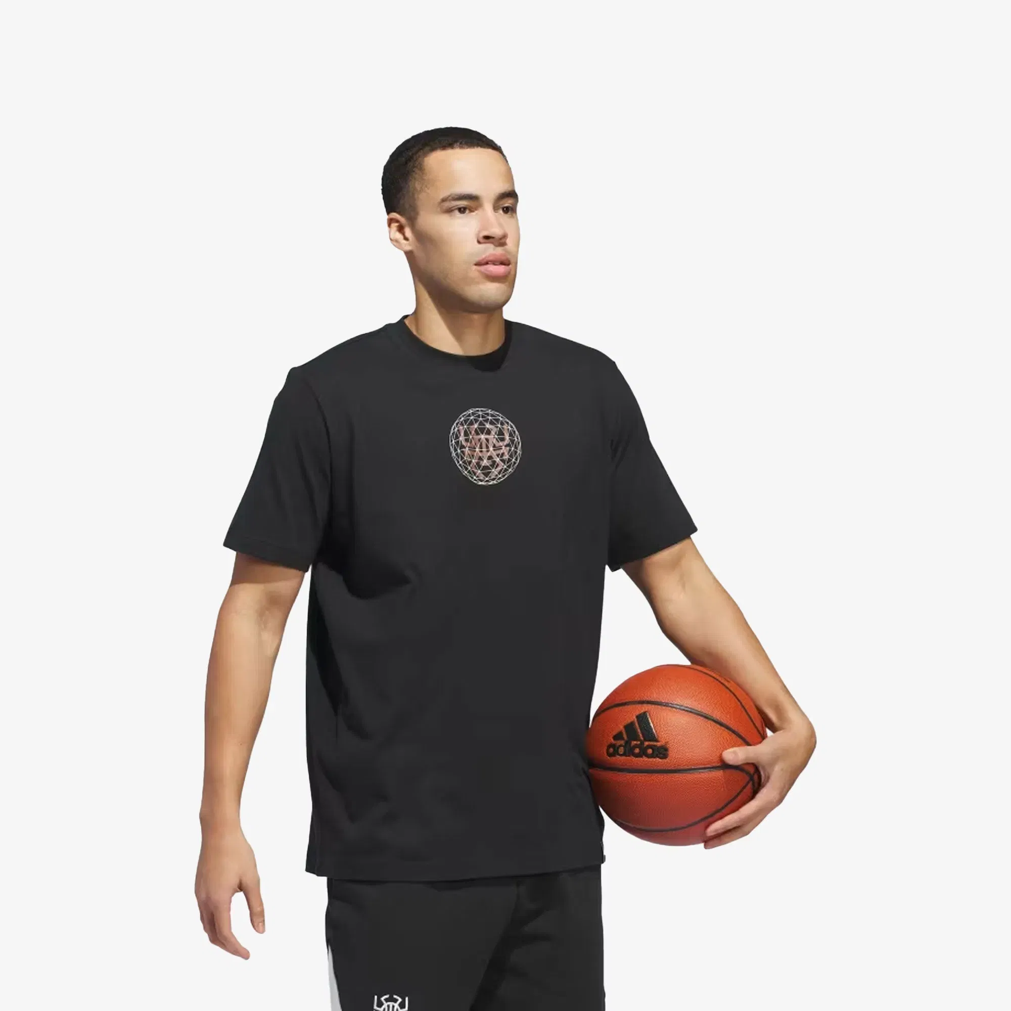 Adidas Originals D.O.N. STAT PACK GRAPHIC T-Shirt { BLACK