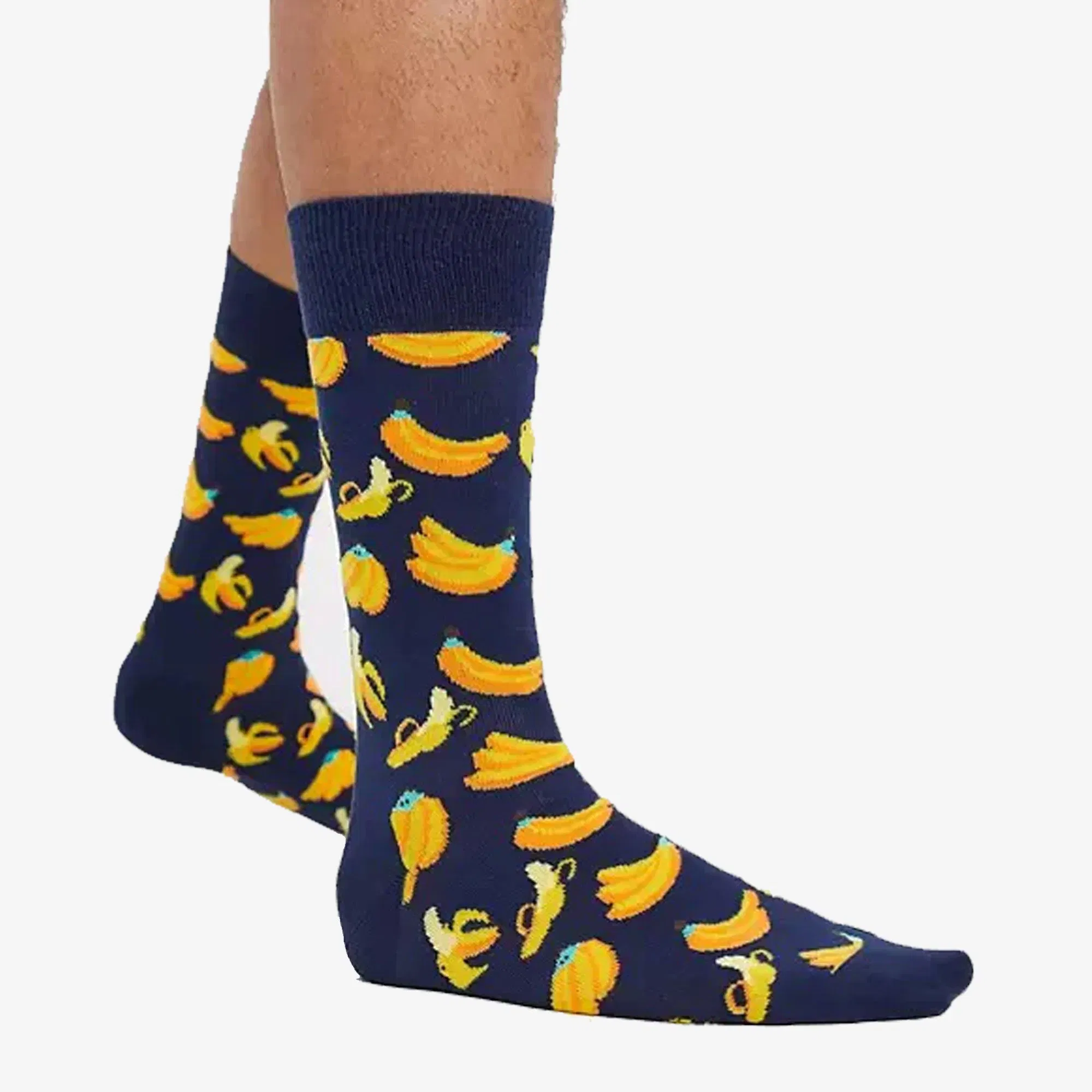 Happy Socks BANANA SOCK { NAVY