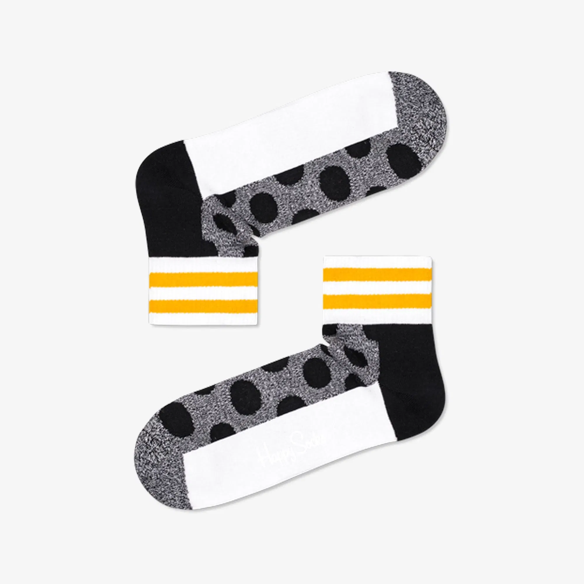 Happy Socks BIG DOT 1/4 CREW SOCK { MULTI