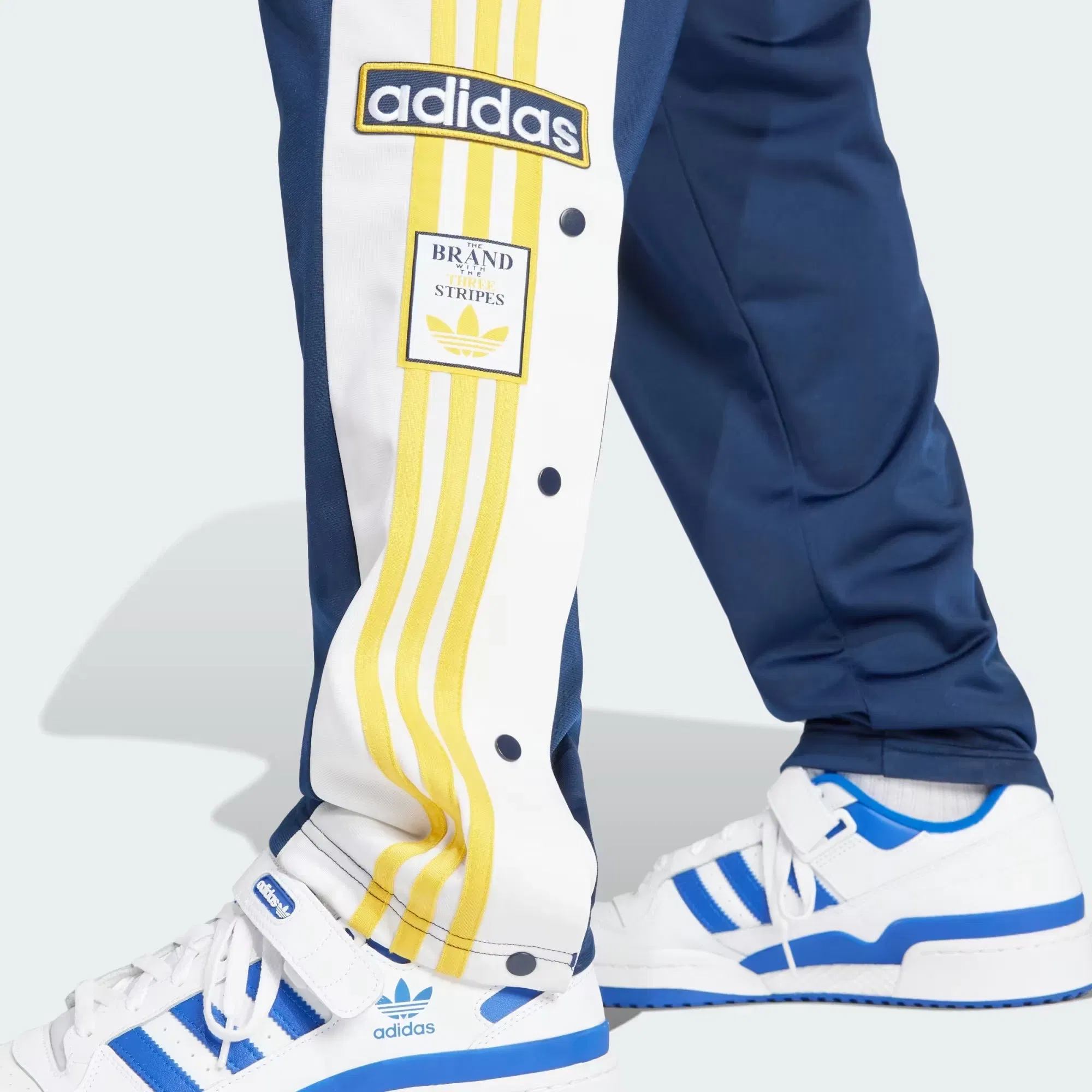 Adidas Originals ADICOLOR CLASSICS ADIBREAK PANTS { NIGHT INDIGO/BOLD GOLD/WHITE