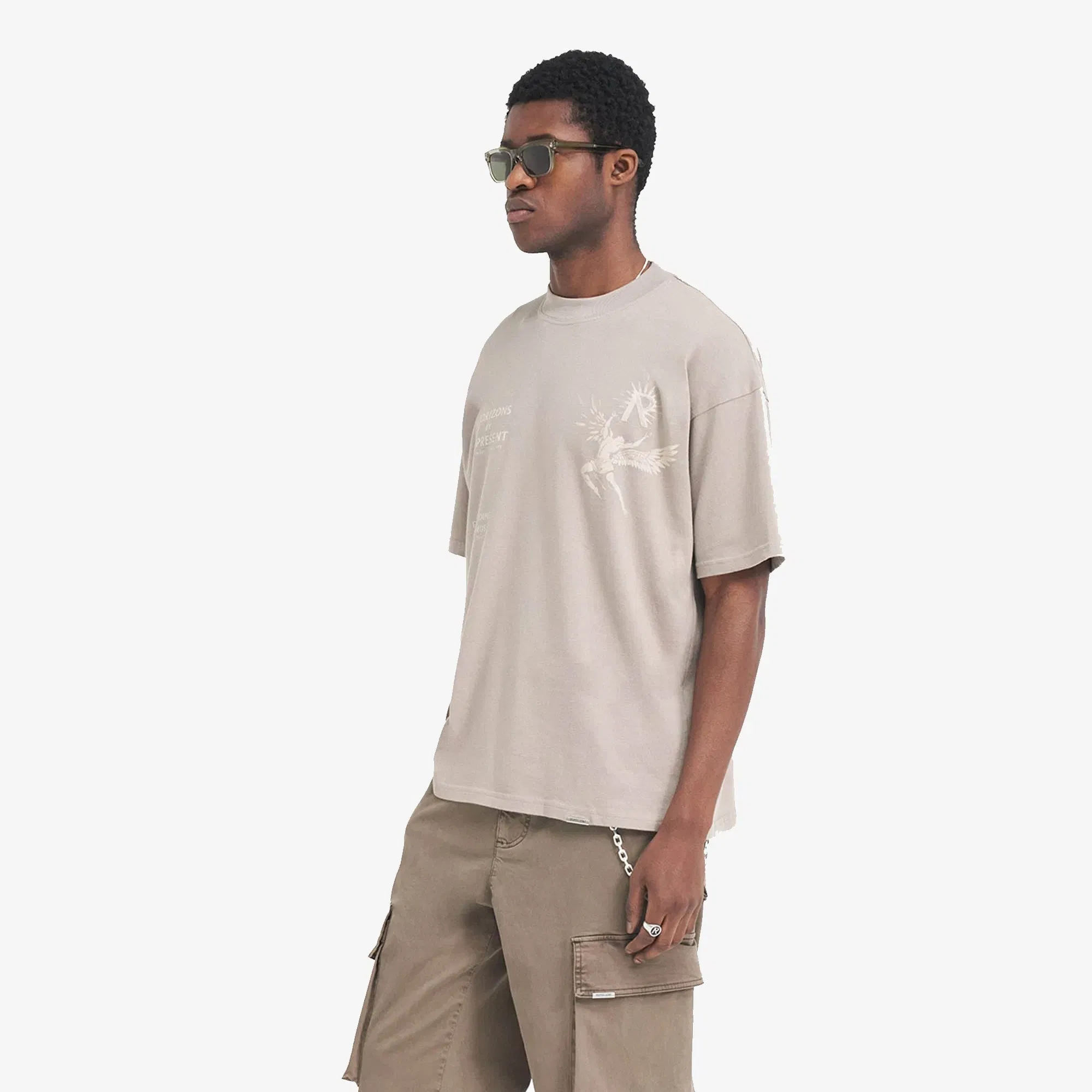 Represent ICARUS T-SHIRT { TAUPE