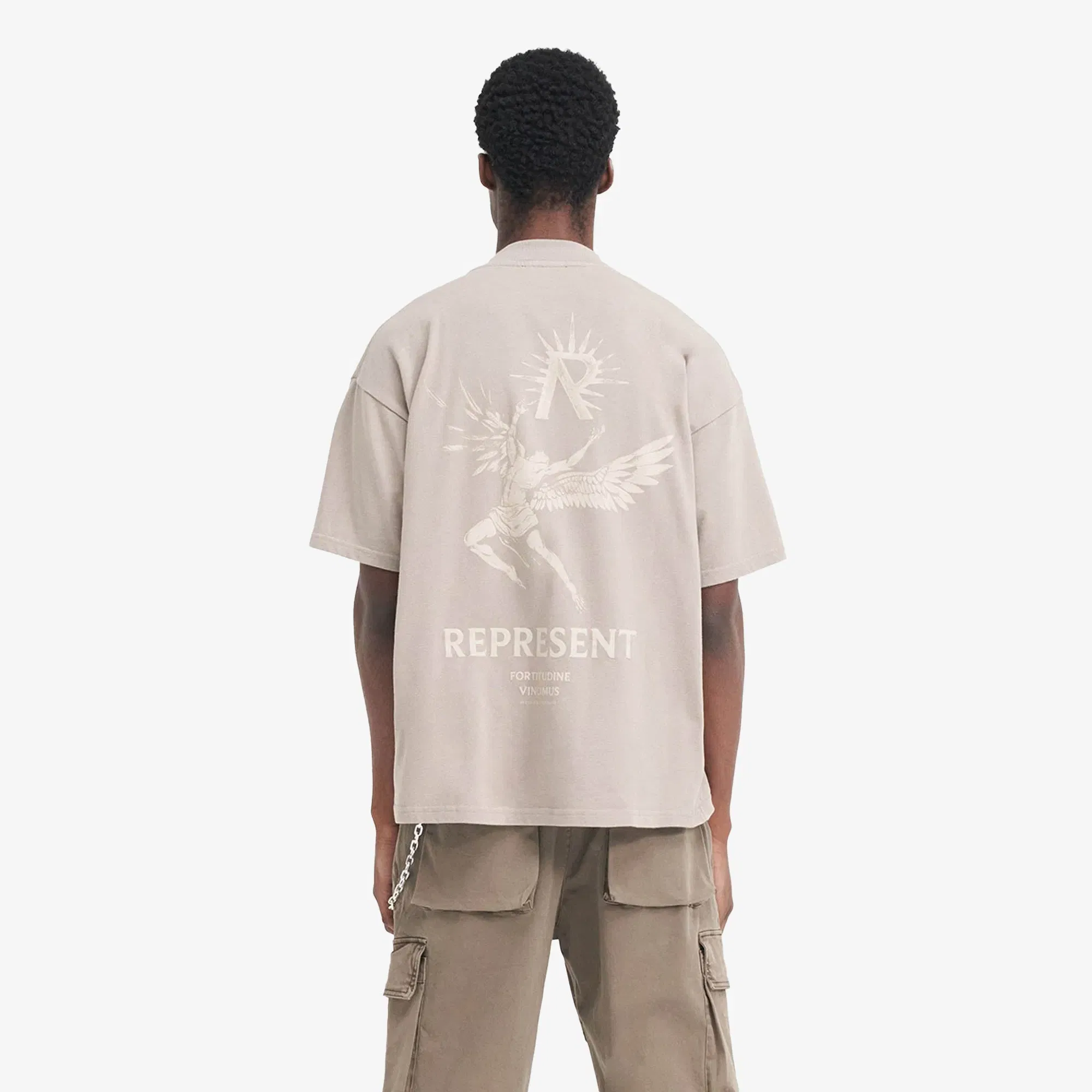 Represent ICARUS T-SHIRT { TAUPE