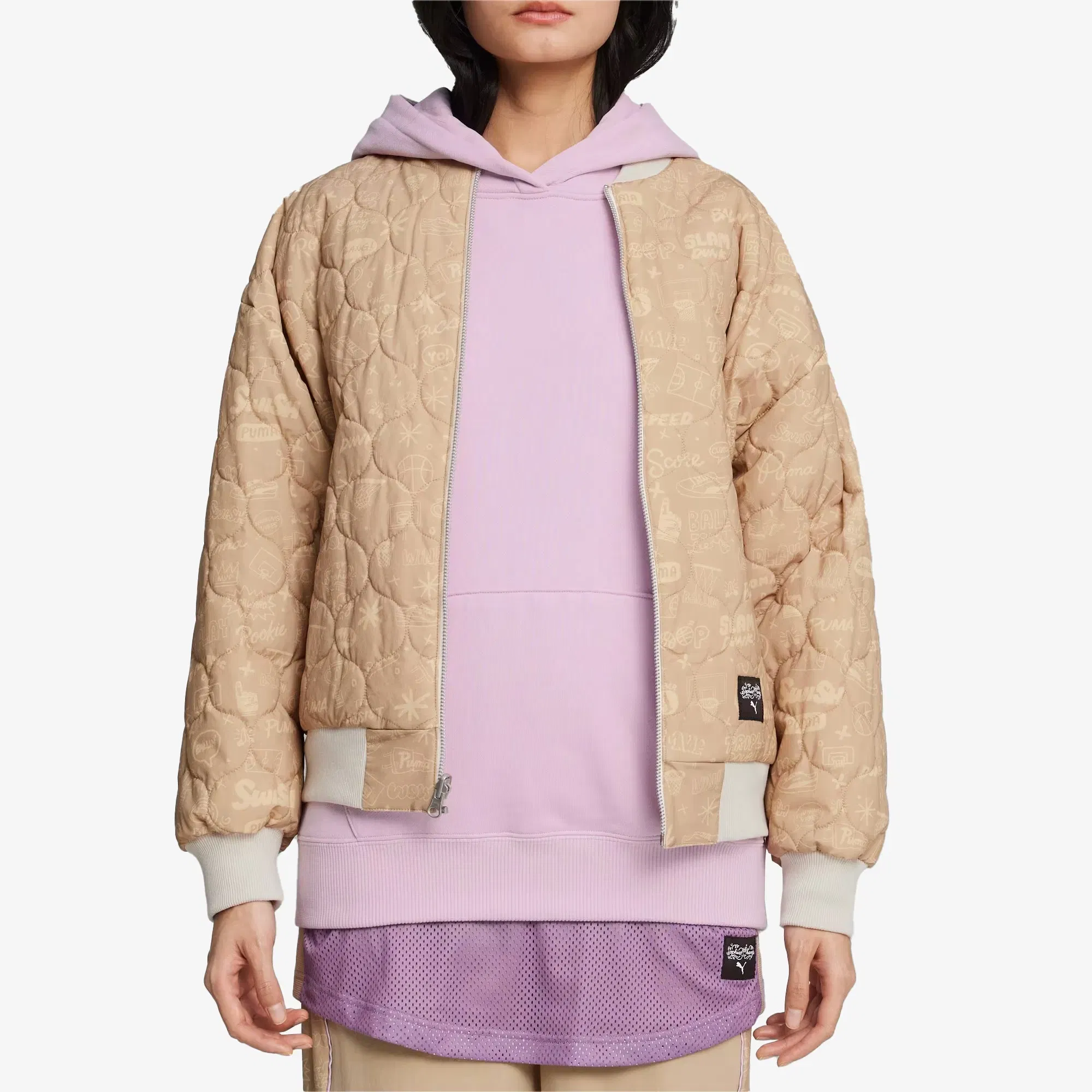 Puma x SOPHIA CHANG BOMBER JACKET { GRAPE MIST