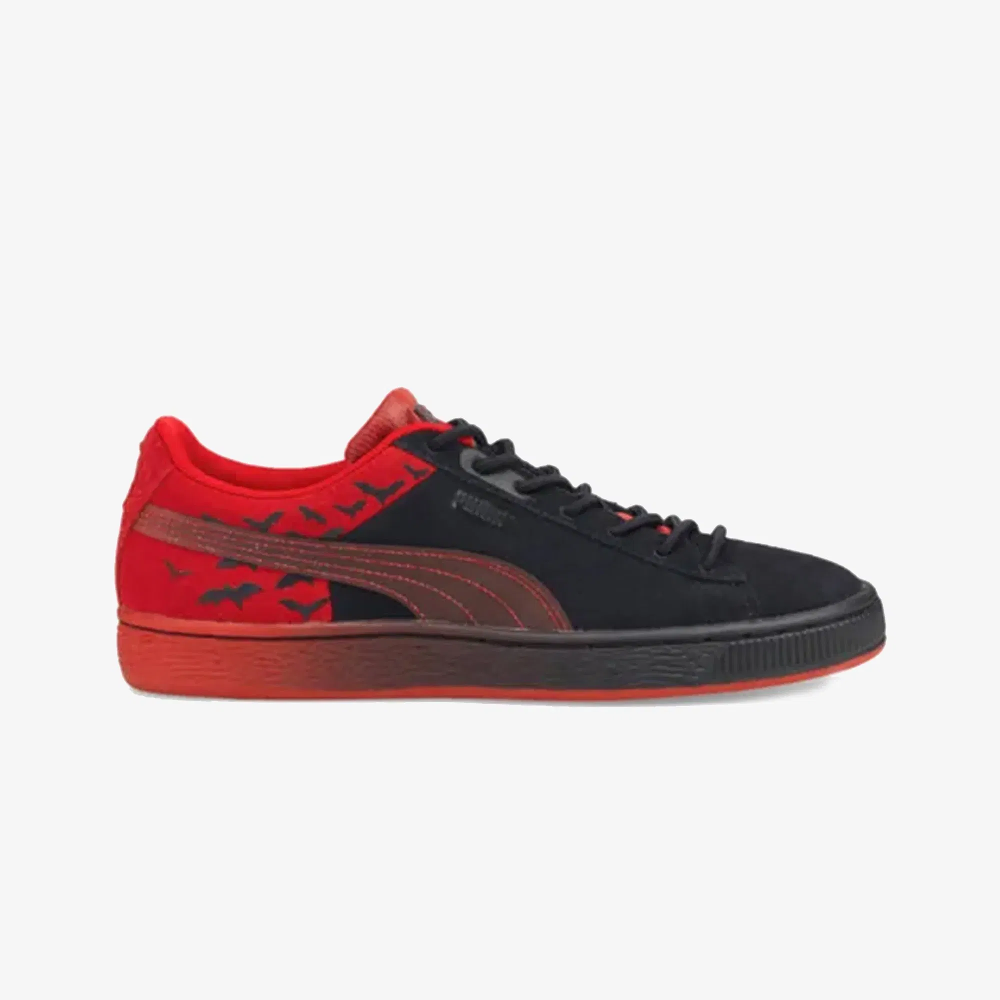 Puma x BATMAN SUEDE CLASSIC YOUTH { BLACK/RED