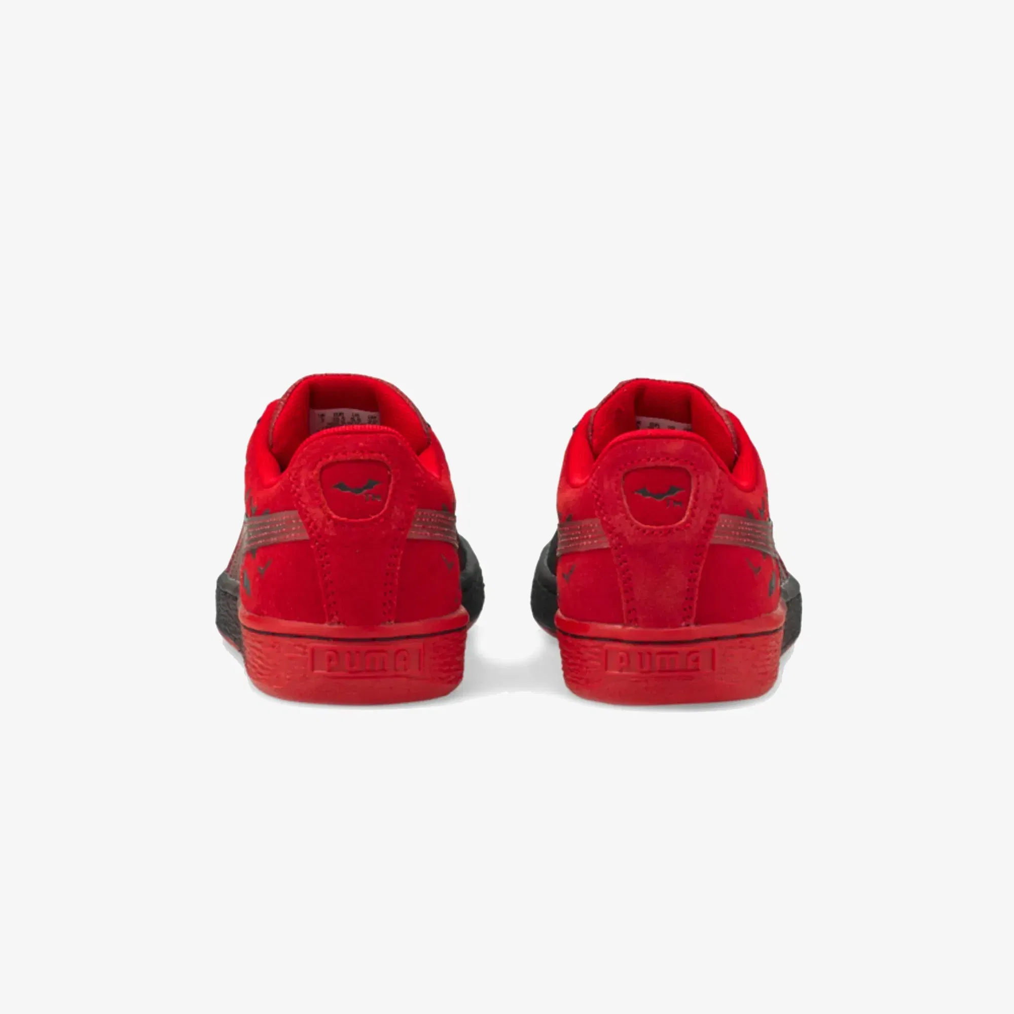 Puma x BATMAN SUEDE CLASSIC YOUTH { BLACK/RED